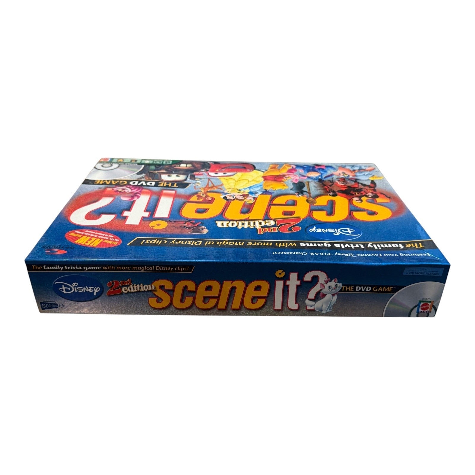 Disney Scene It? 2nd Edition DVD Game Family Trivia Night Complete
