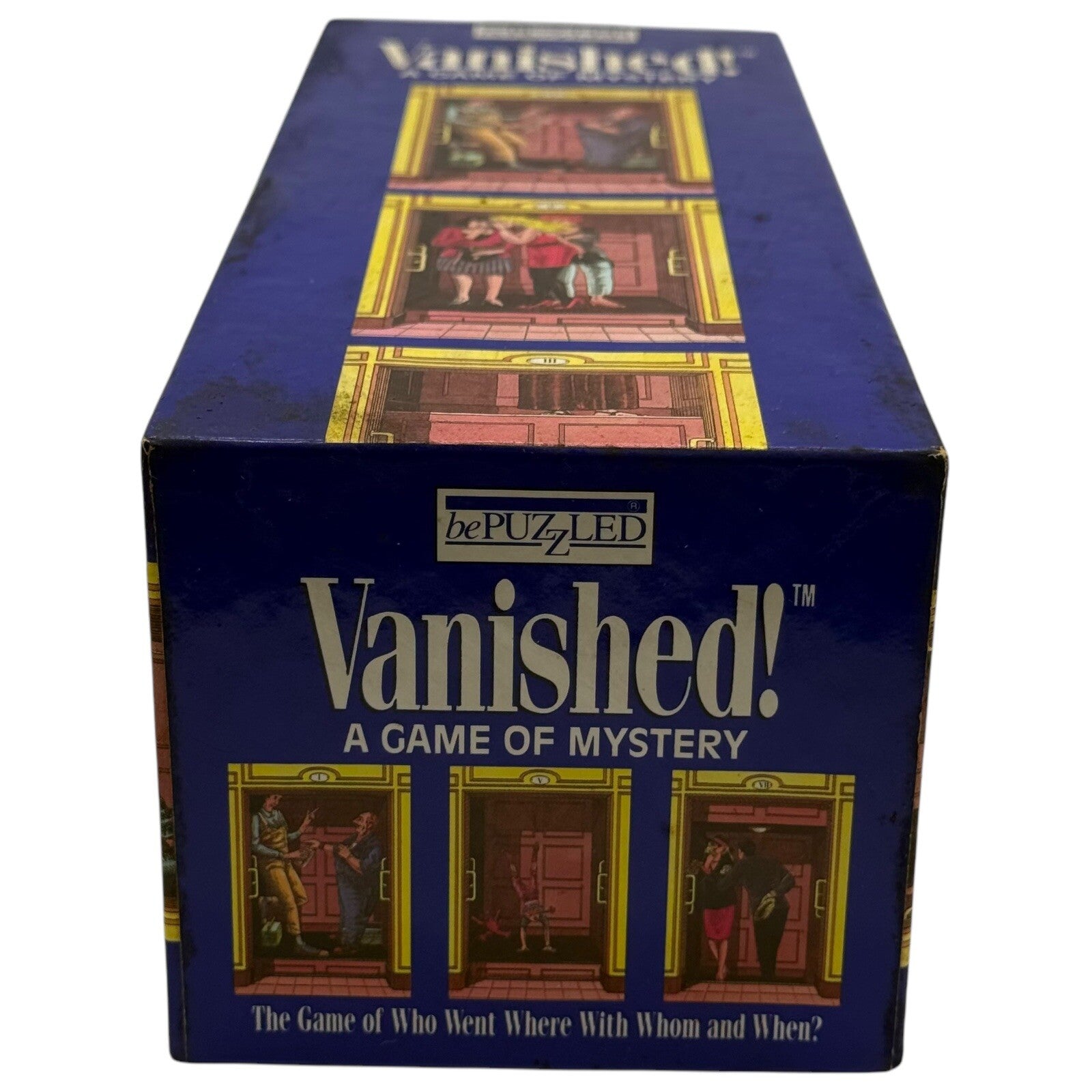 VANISHED Game of Mystery Observation Skills Bepuzzled Paternoster 1990 Memory