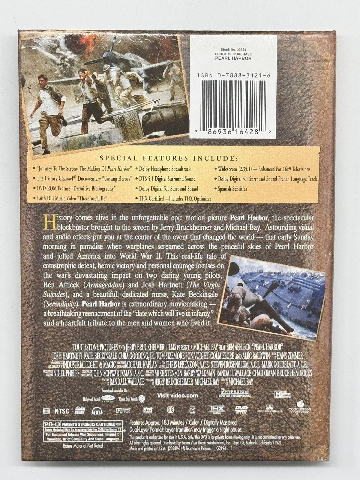 Pearl Harbor Two Disc 60th Anniversary Commemorative Edition  DVD