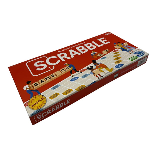 Scrabble Board Game, Classic Word Game For Kids Ages 8 & Up Fun Family Game New