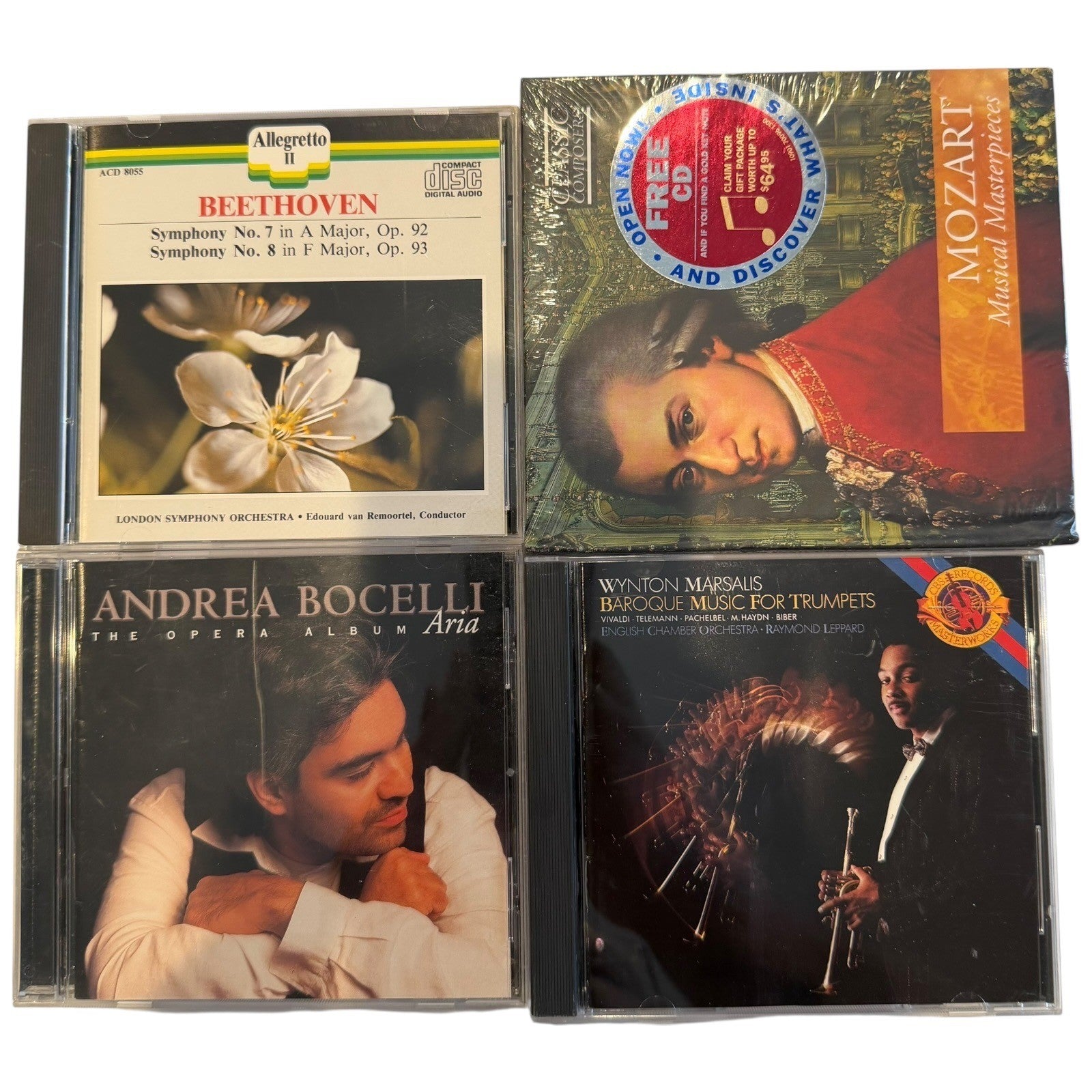 Lot of 21 Classical Music CDs Beethoven Mozart Bernstein Bocelli Tchaikovsky CD