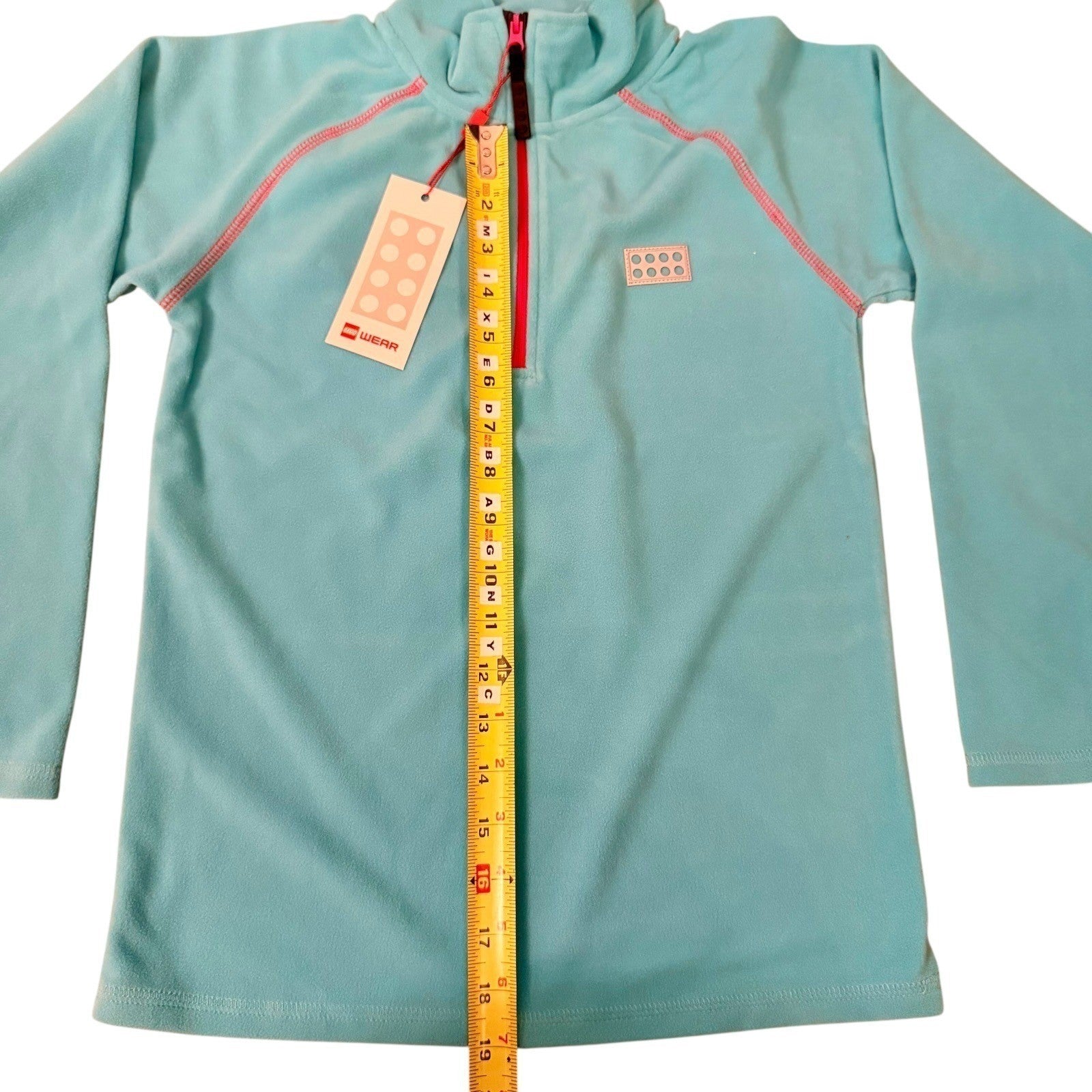 Lego Wear Kids Fleece Pullover Blue 1/4 Zip Sweater Size 10Y 140