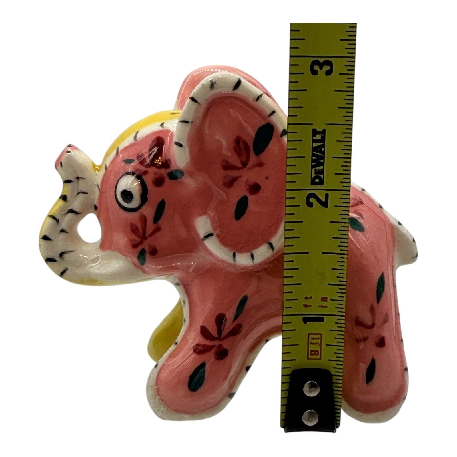 Vintage 1960s Pink Elephant Salt & Pepper Shakers – Napco Japan Stitch Pattern