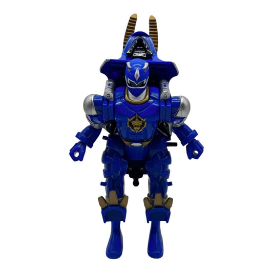 Power Rangers Bandai Dino Thunder Blue Ranger Zord Transforming Triceratop 7.5"