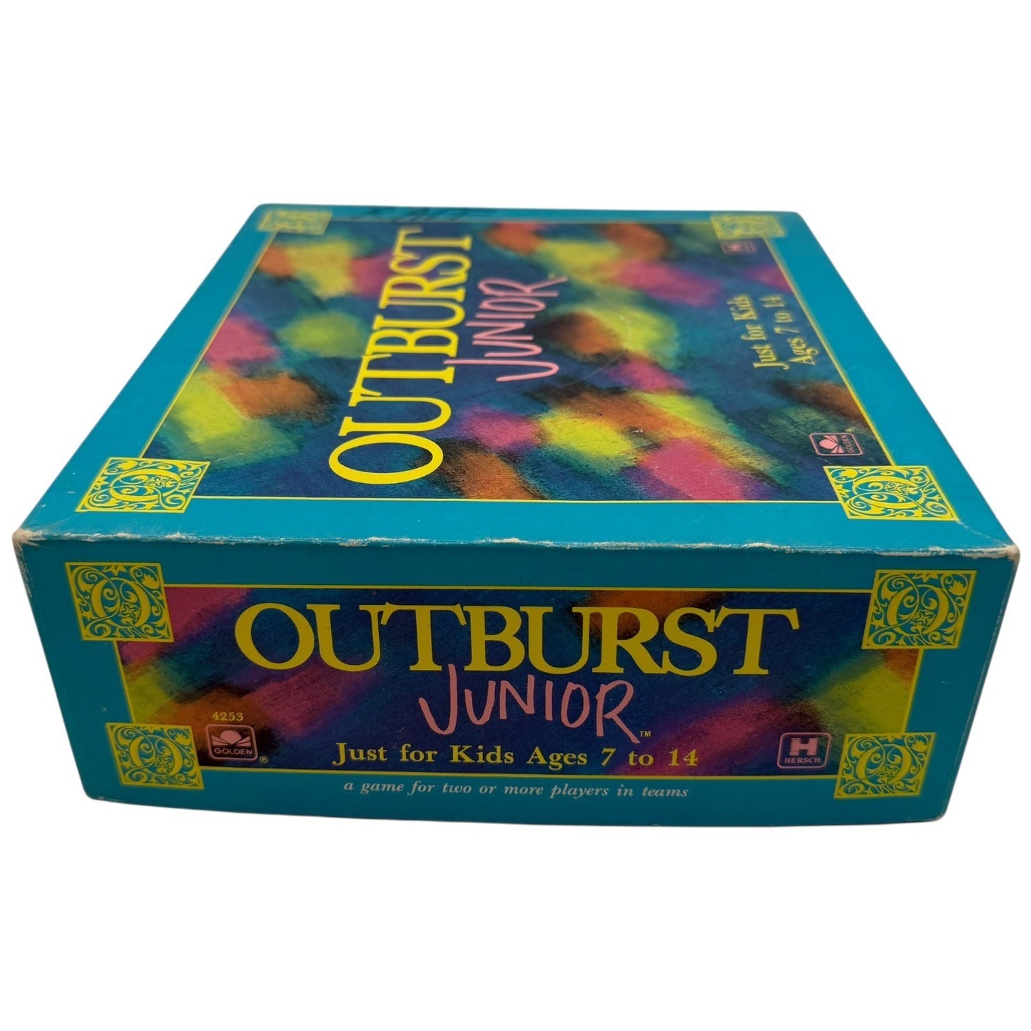 Vintage 1989 Outburst Junior Board Game Hersch and Company Ages 7 to 14 4253