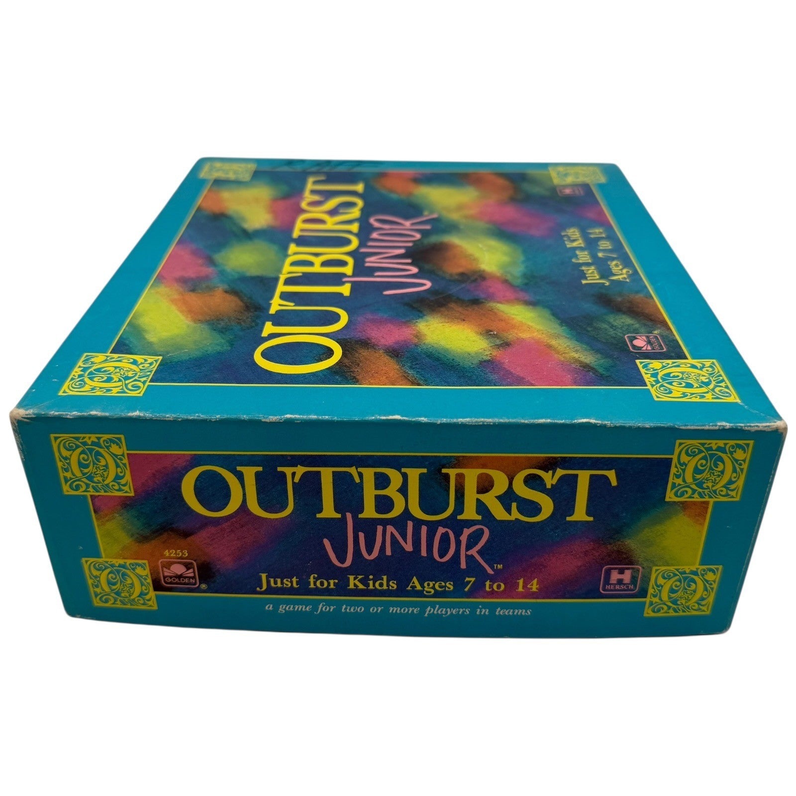 Vintage 1989 Outburst Junior Board Game Hersch and Company Ages 7 to 14 4253