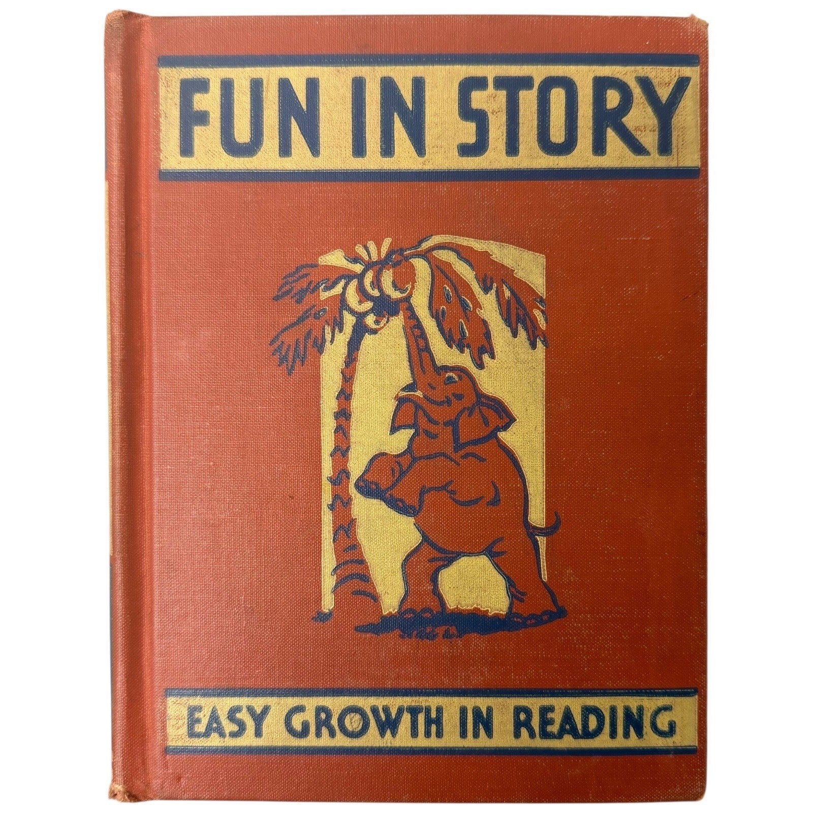 Vintage Fun in Story Easy Growth in Reading Childrens Book Lot 1940