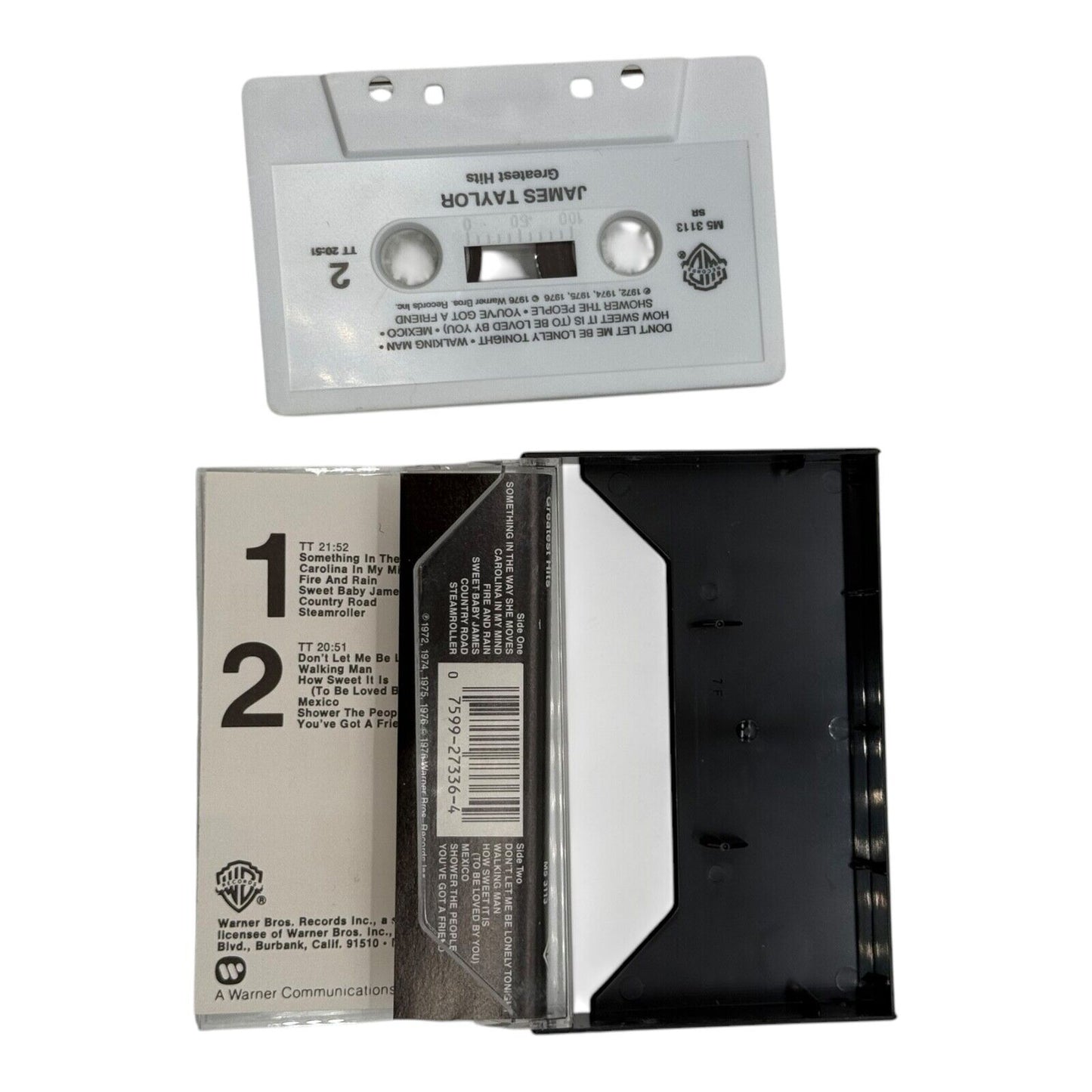 James Taylor Greatest Hits Cassette Tape – Vintage Country Pop 1972–1976