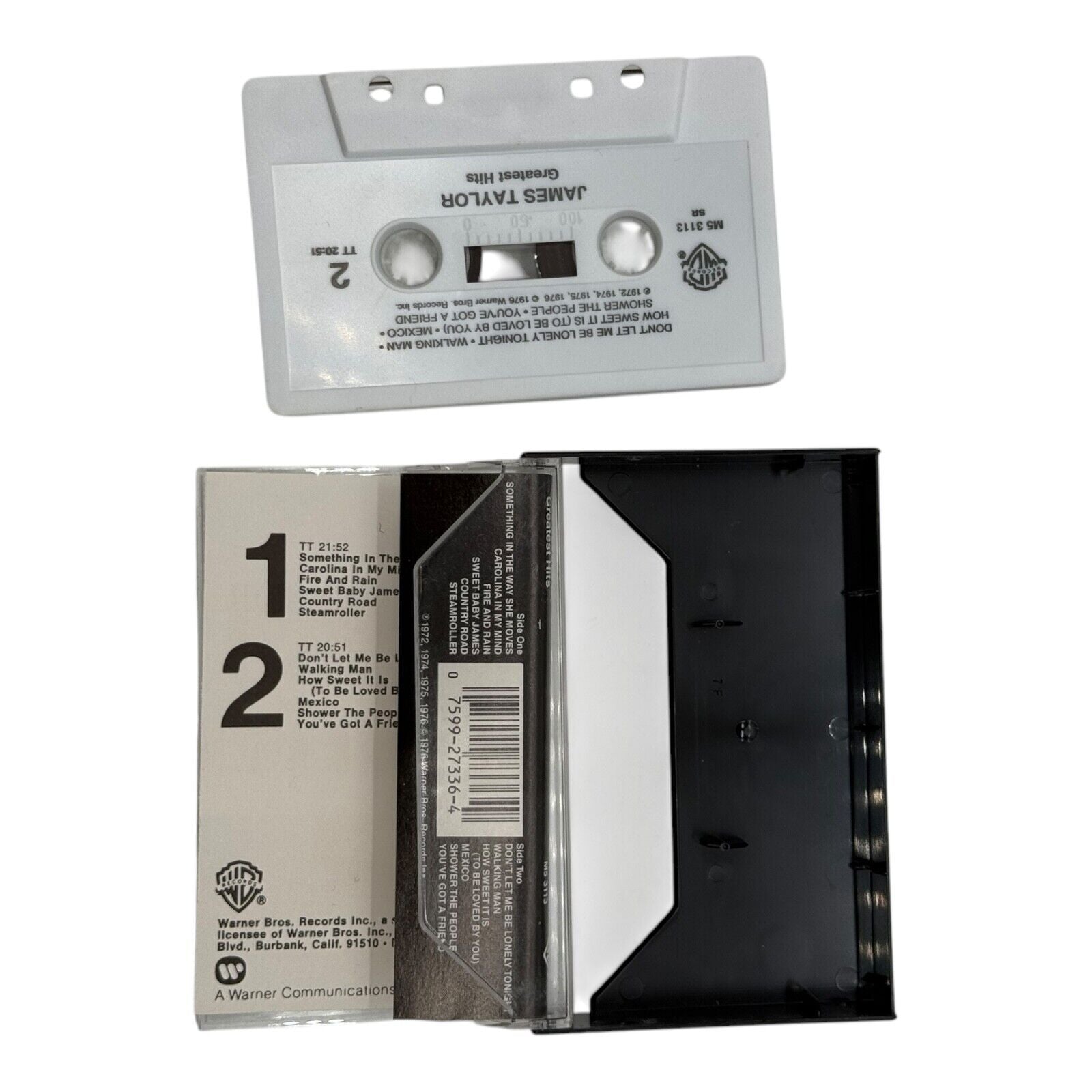 James Taylor Greatest Hits Cassette Tape – Vintage Country Pop 1972–1976
