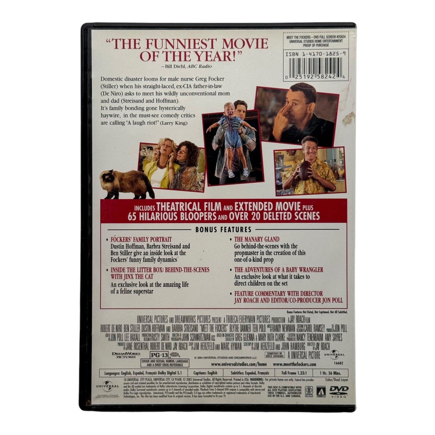 Meet the Fockers Robert De Niro Ben Stiller DVD