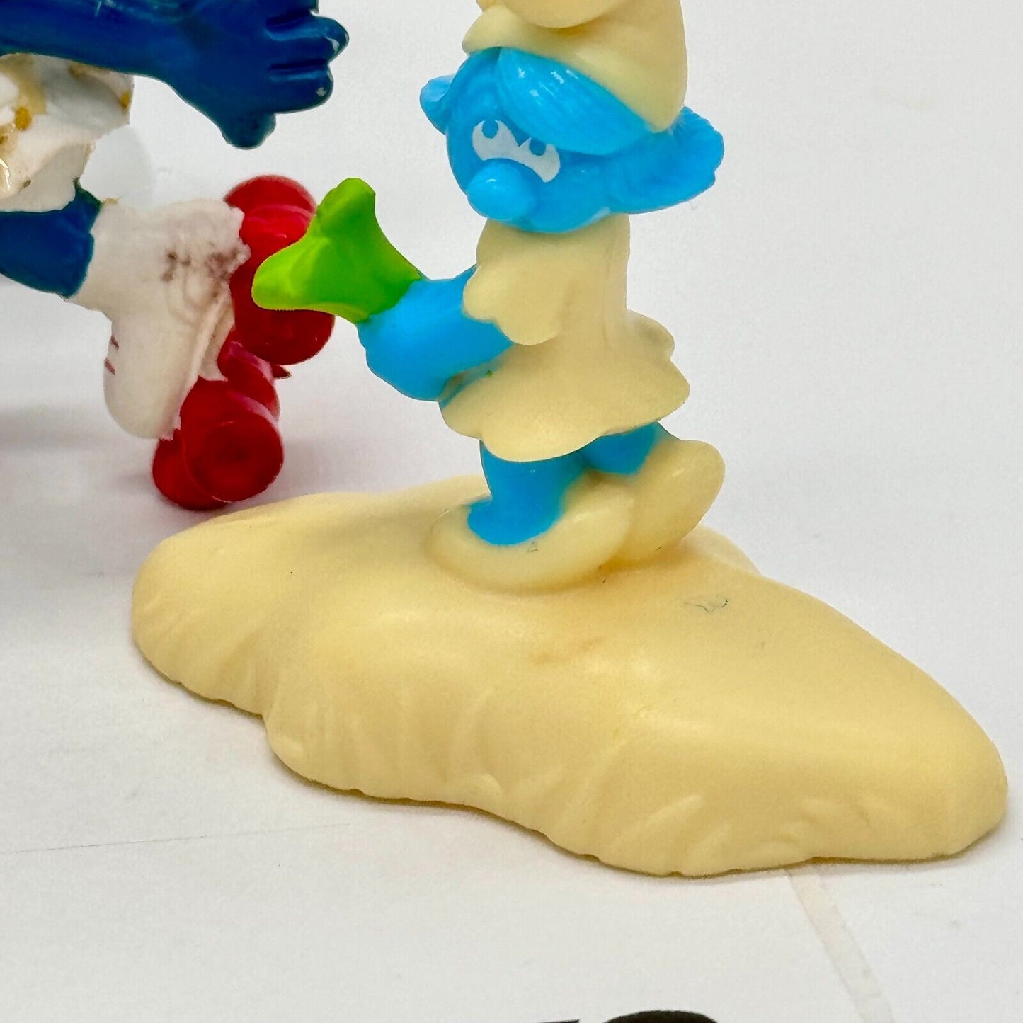 Lot of 8 Vintage Smurfs Figures – Schleich 1970s 1980s Smurfette & Others