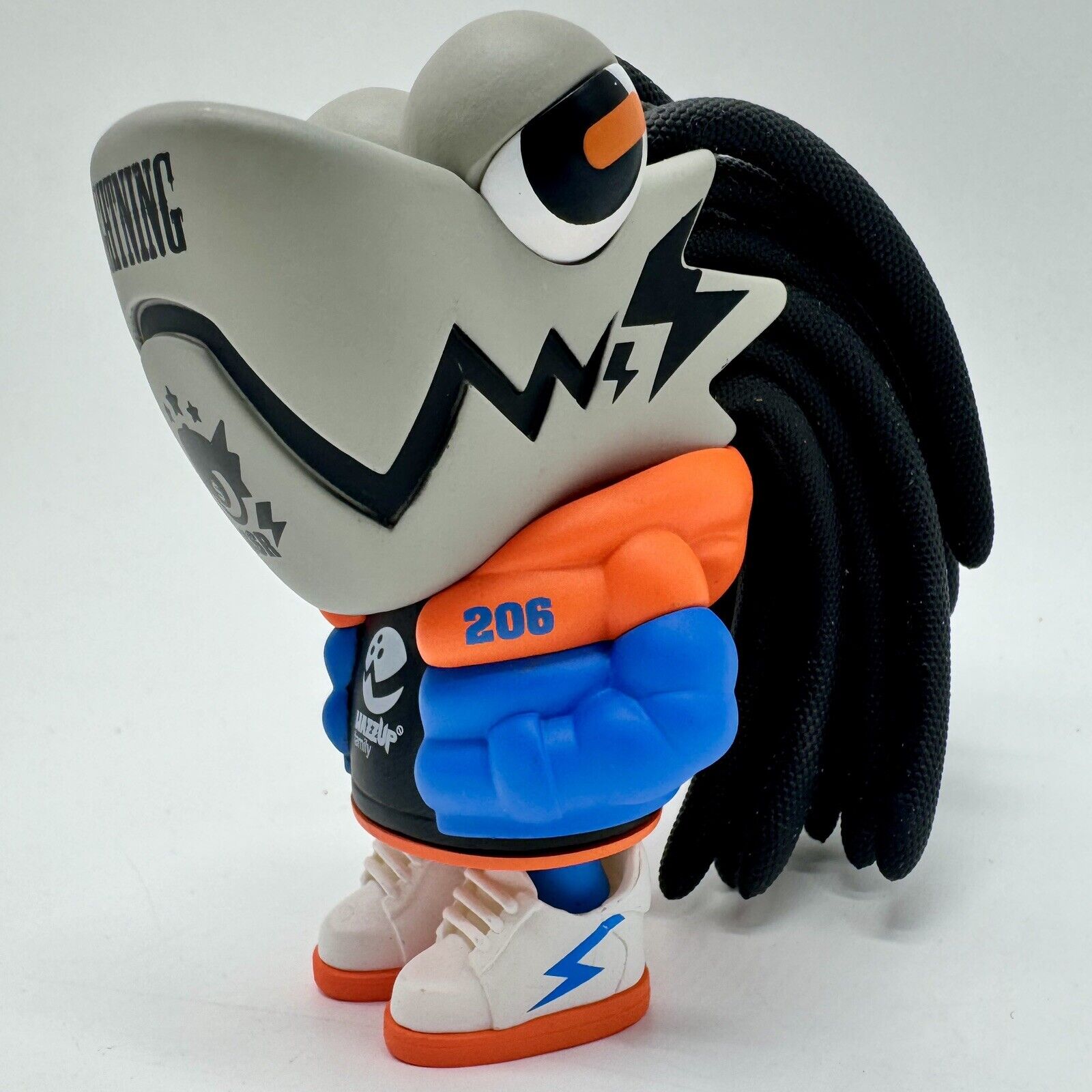 LAM TOYS x WAZZUP family Black Label 206 Mini Figure Bomber Designer Art Toy