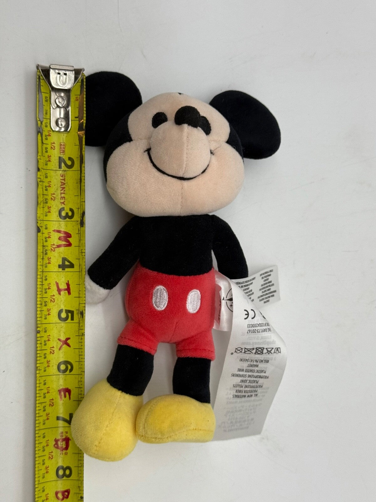 Disney Parks NuiMOs Mickey Mouse Plush Poseable 6" Stuffed Animal Doll