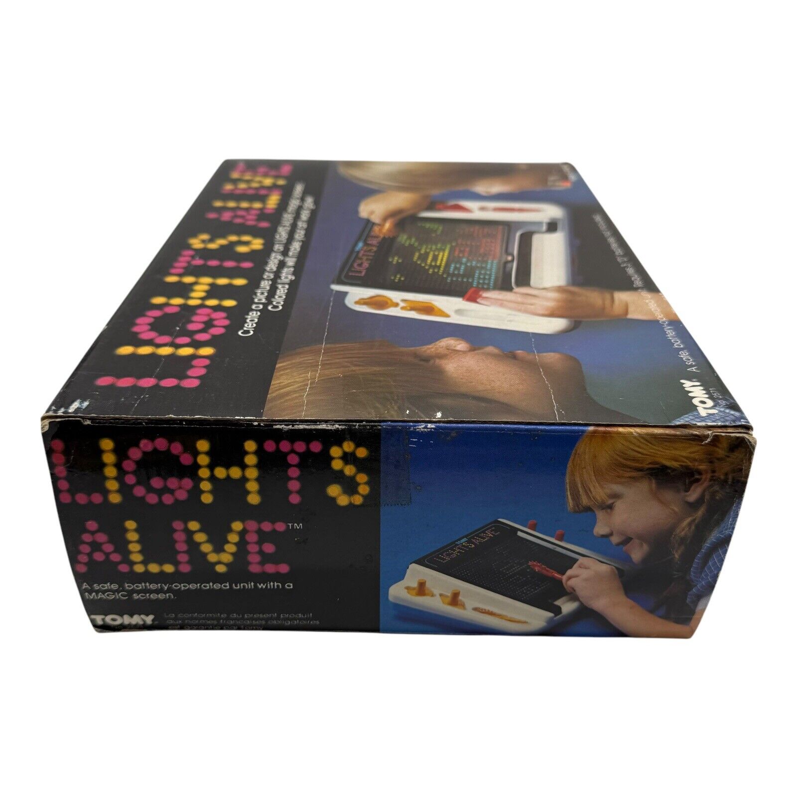 TOMY Lights Alive Game 1983 – Vintage with Box Not Working for Repair/Parts