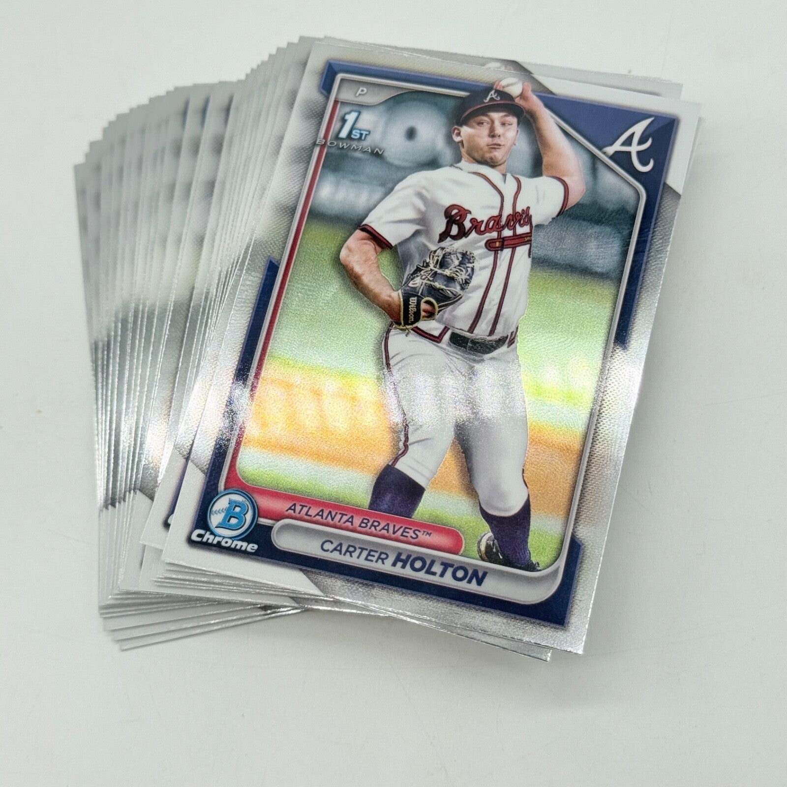 2024 Bowman Chrome Draft #BDC74 Carter Holton Lot of 26 Cards