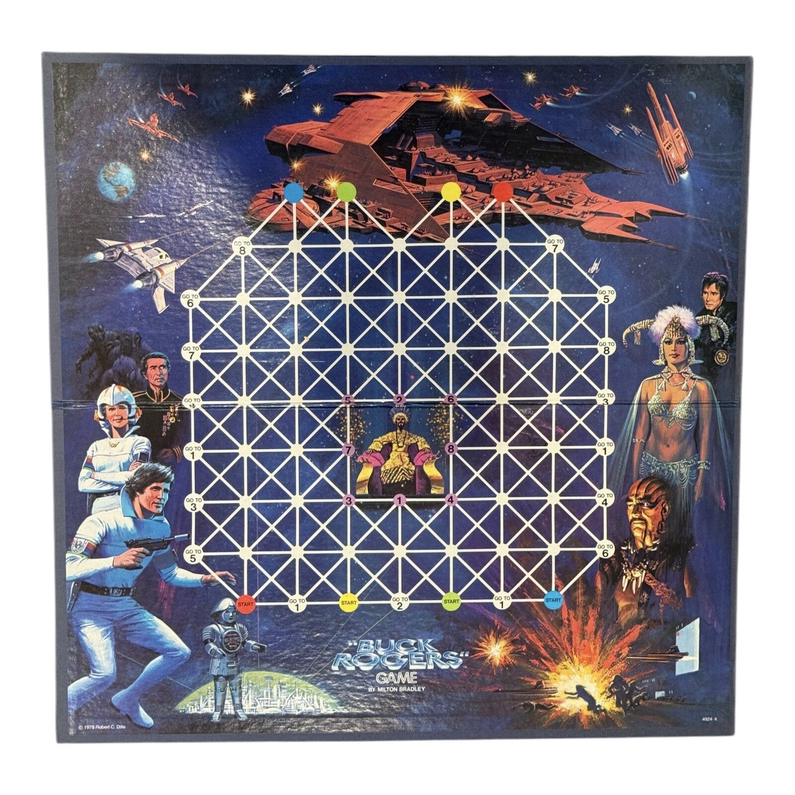 Buck Rogers Adventures in the 25th Century Game 1979 Milton Bradley - Vintage