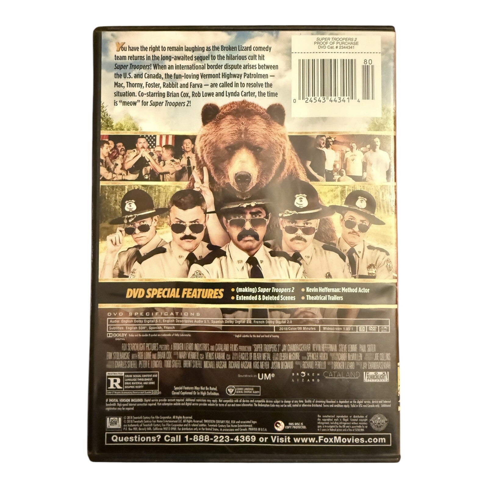 Super Troopers 1 & 2 Double Feature DVDs - Laugh Out Loud Fun