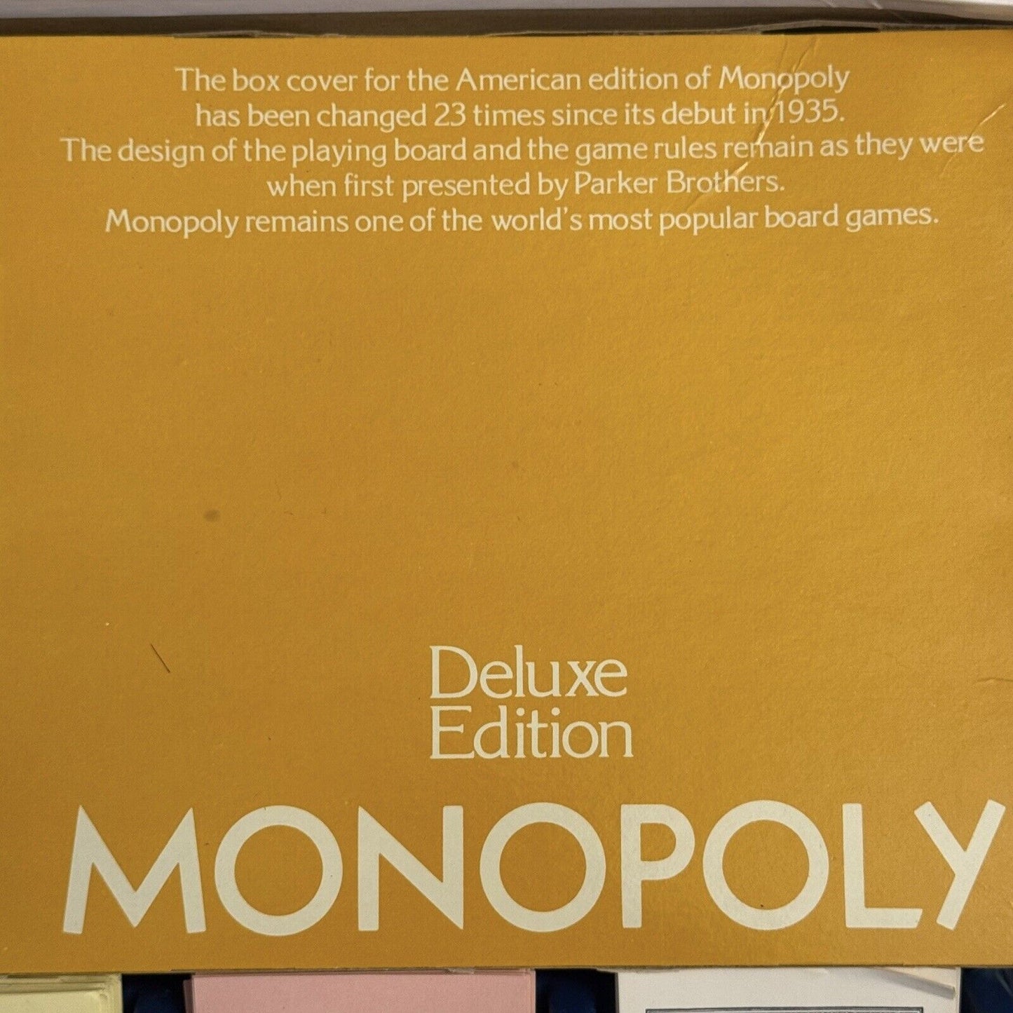 Monopoly 40th Anniversary Edition Board Game Vintage 1974 Parker Brothers
