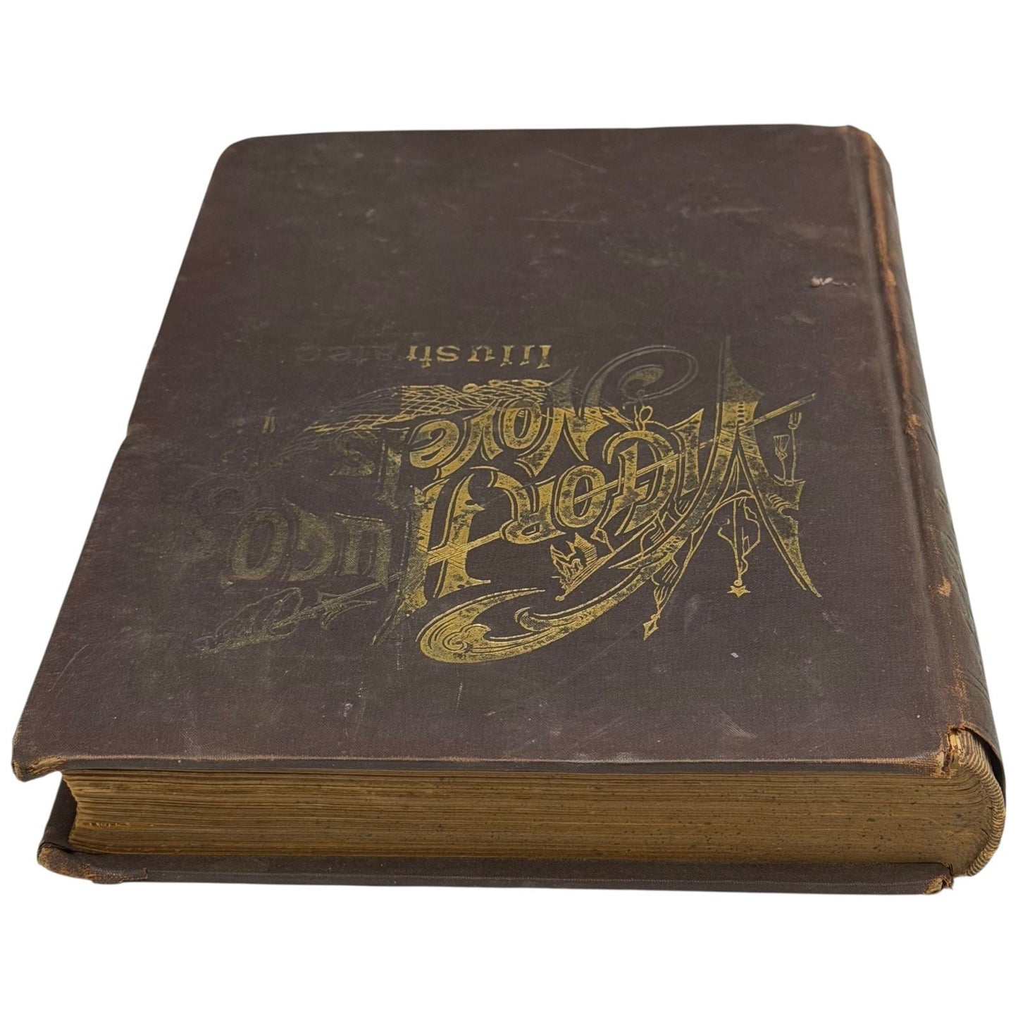 Antique Victor Hugo Novels Illustrated Book Volume 1 Notre Dame Crime