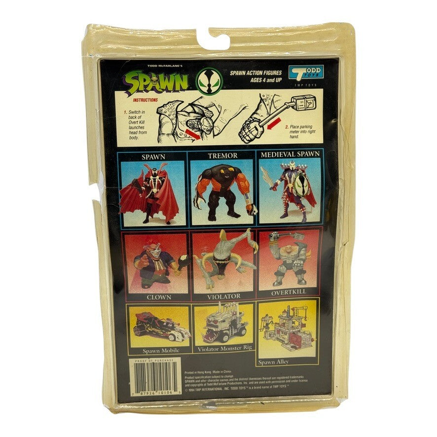 Vintage McFarlane Spawn Overtkill Action Figure 1994 Special Edition Rare