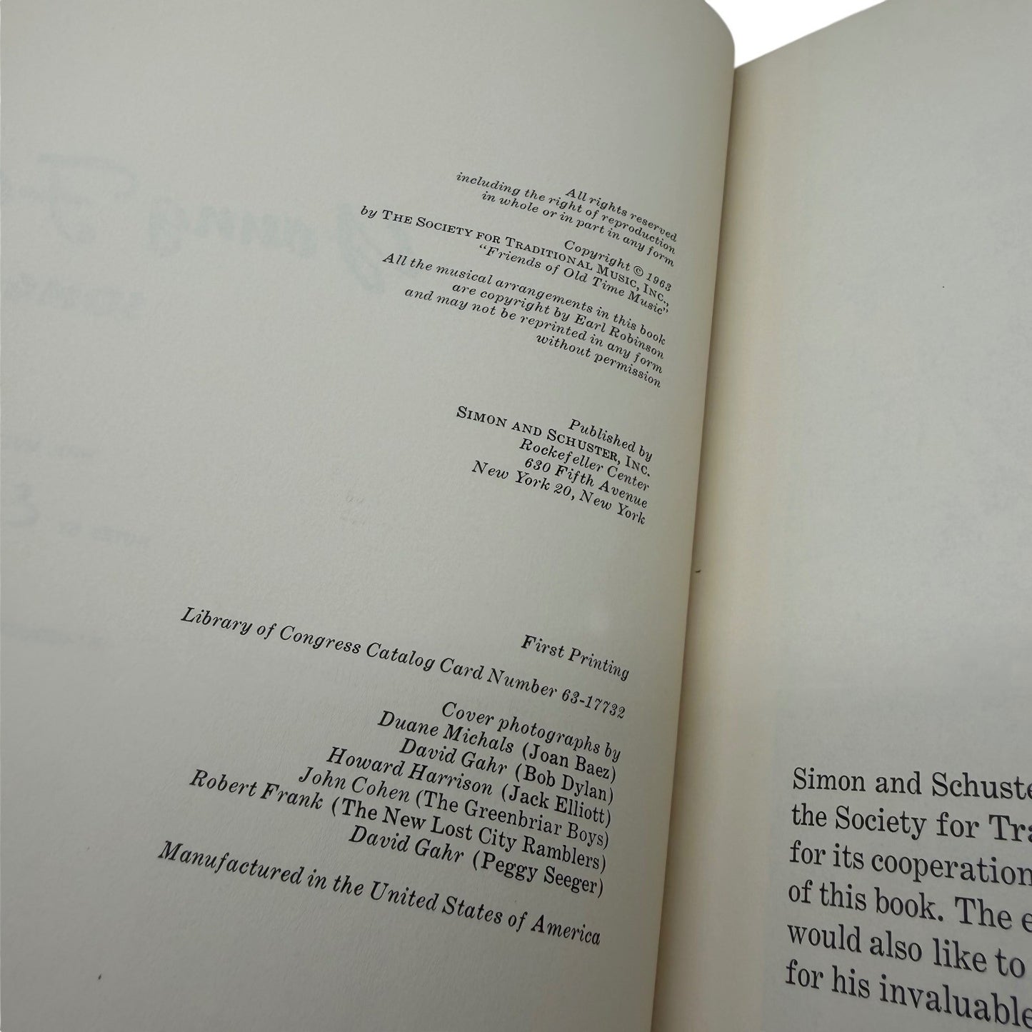 Young Folk Song Book Pete Seeger Intro Joan Baez Bob Dylan Peggy Seeger 1963