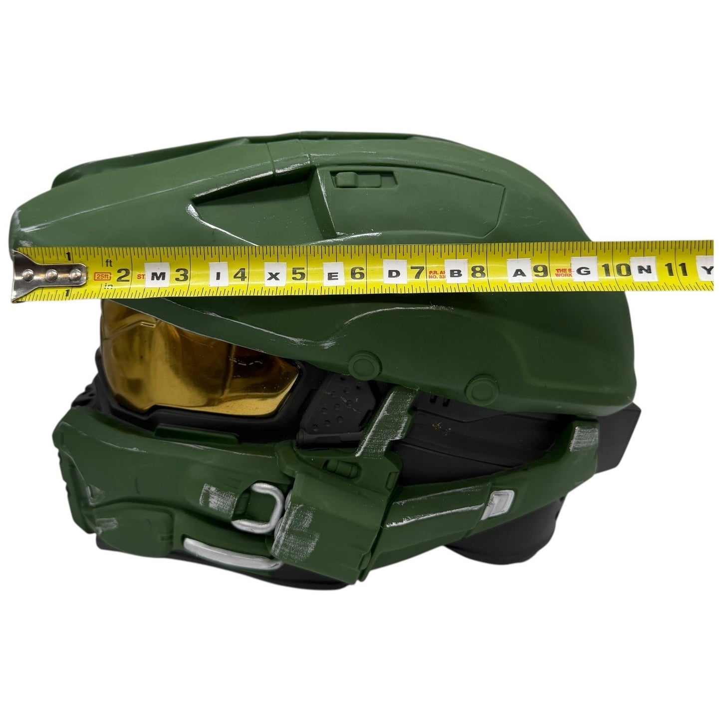 Halo Master Chief Helmet Replica Cosplay Prop Collectible Green Gold Visor