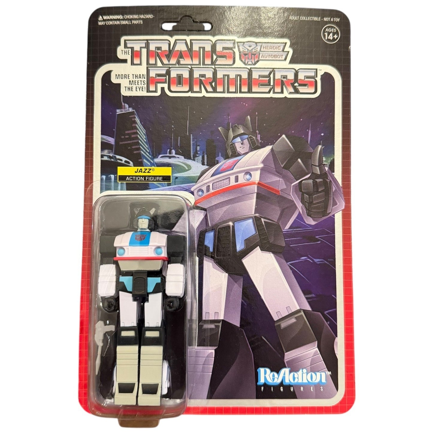 Transformers Reaction Figures Autobot Jazz Action Figure New In Box