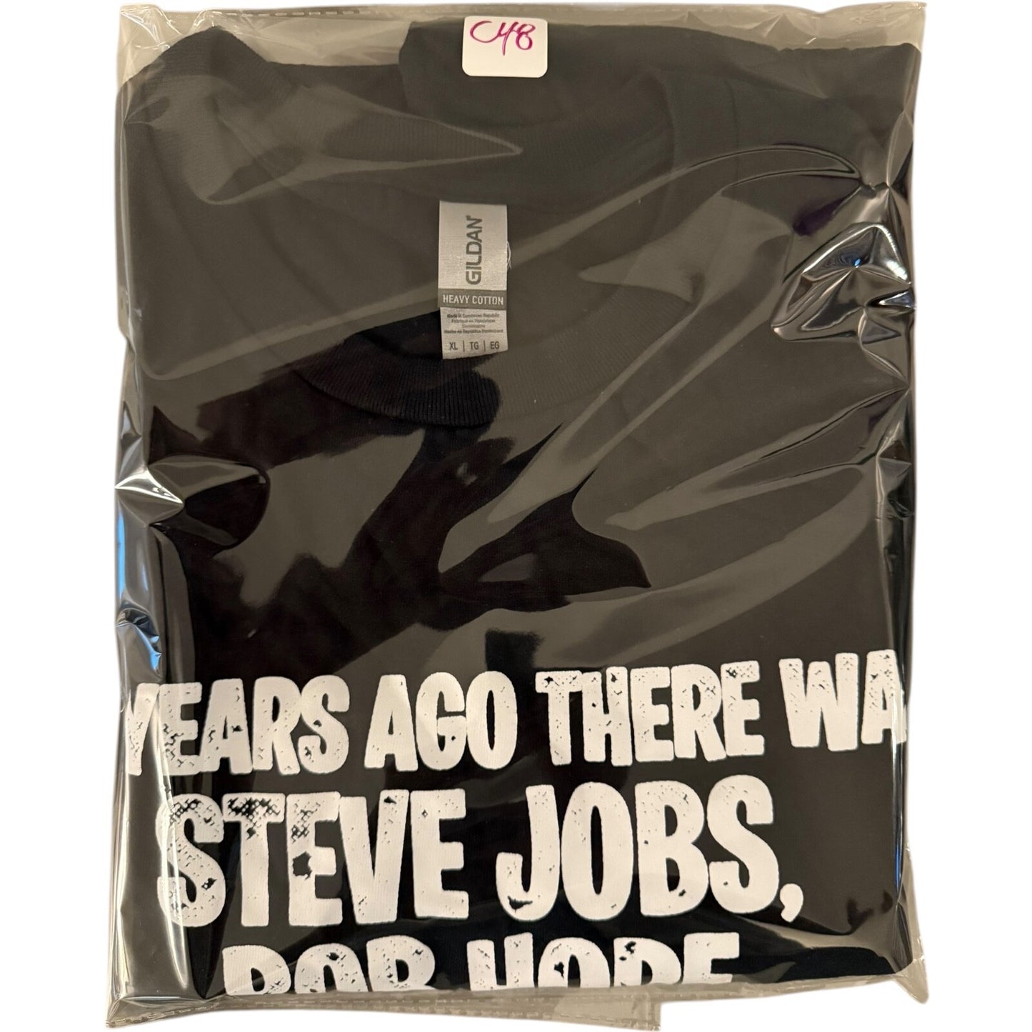Black X-Large Short Sleeve T-Shirt - "No Jobs No Hope No Cash"