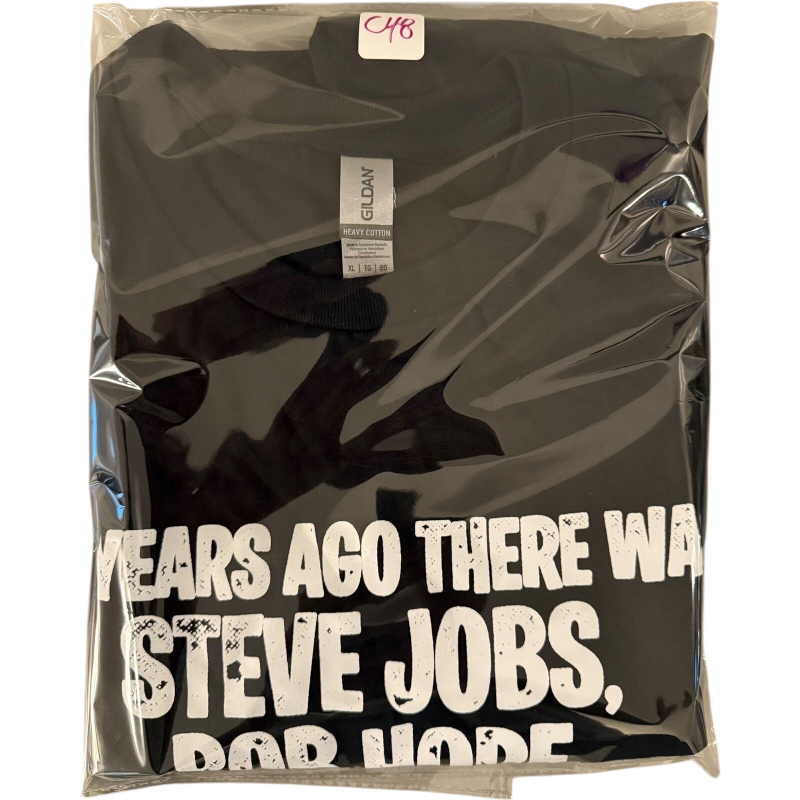 Black X-Large Short Sleeve T-Shirt - "No Jobs No Hope No Cash"