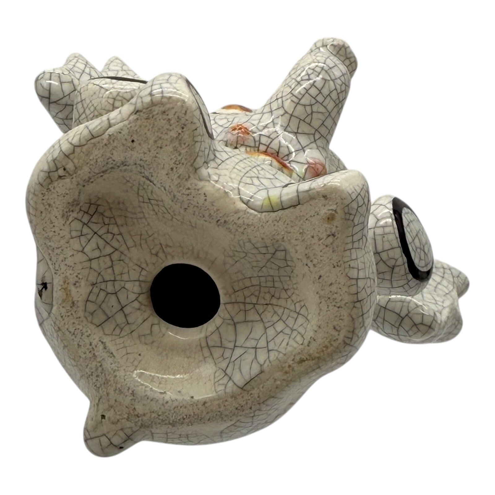 Vintage Crackle Glaze Elephant Salt & Pepper Shakers – Made in Japan No Stoppers