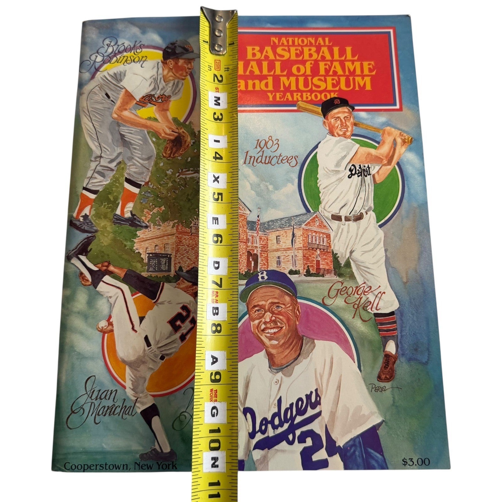 1983 National Baseball Hall of Fame and Museum Yearbook Brooks Robinson Marichal