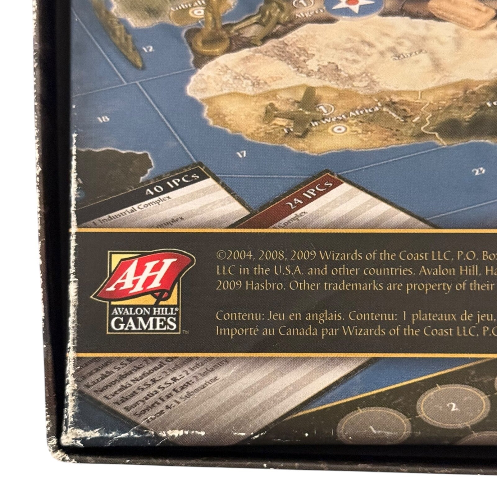 Axis & Allies 1942 Second Edition Strategy Board Game Avalon Hill - Used