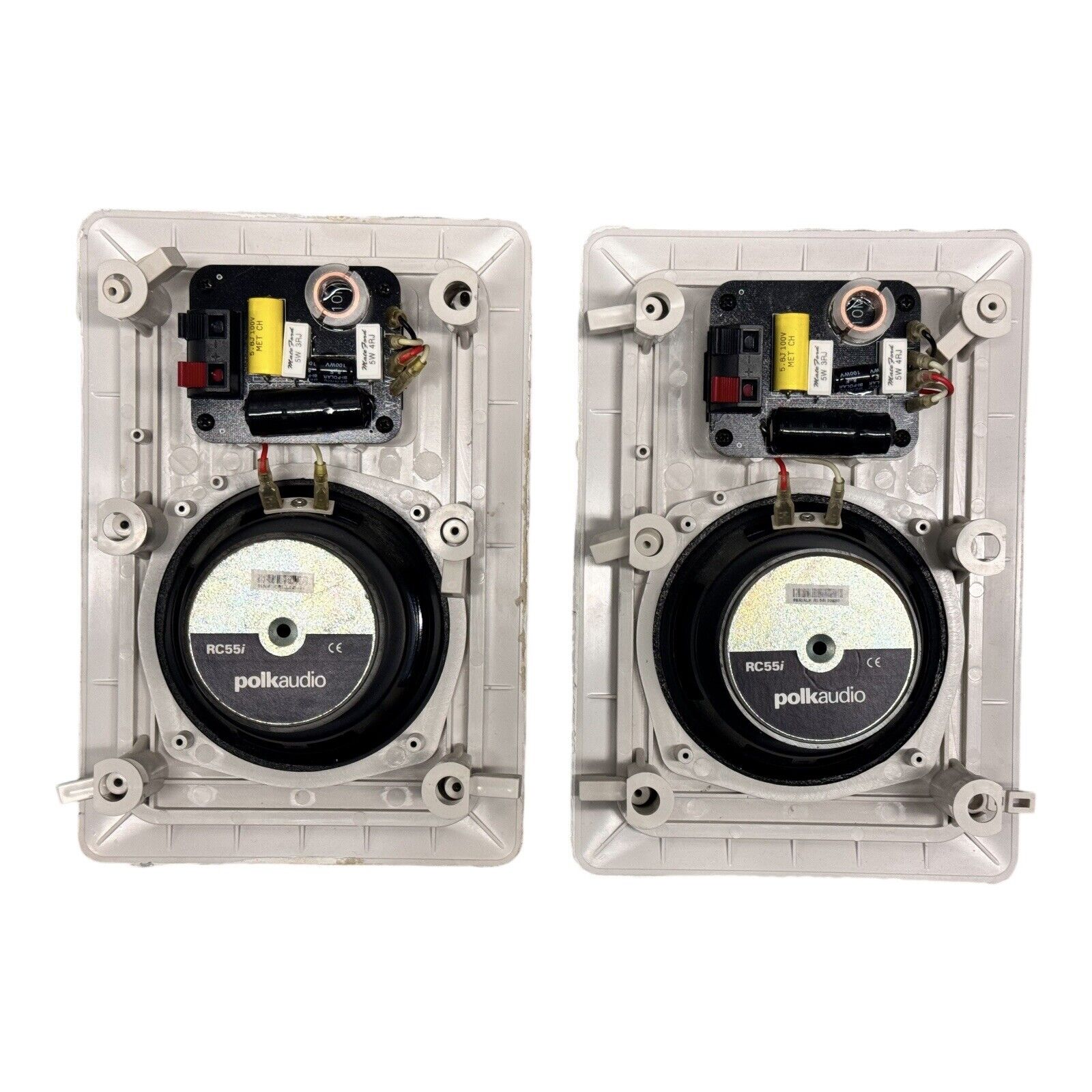 Pair Of Polk Audio RC55i Pair 5.25" 2-Way In-Wall Speakers Used (2x In-Wall)