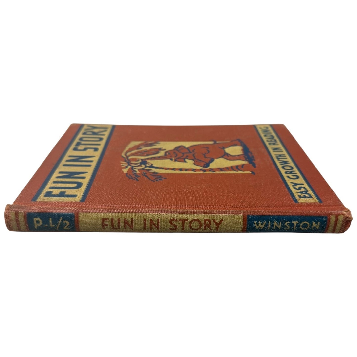 Vintage Fun in Story Easy Growth in Reading Childrens Book Lot 1940