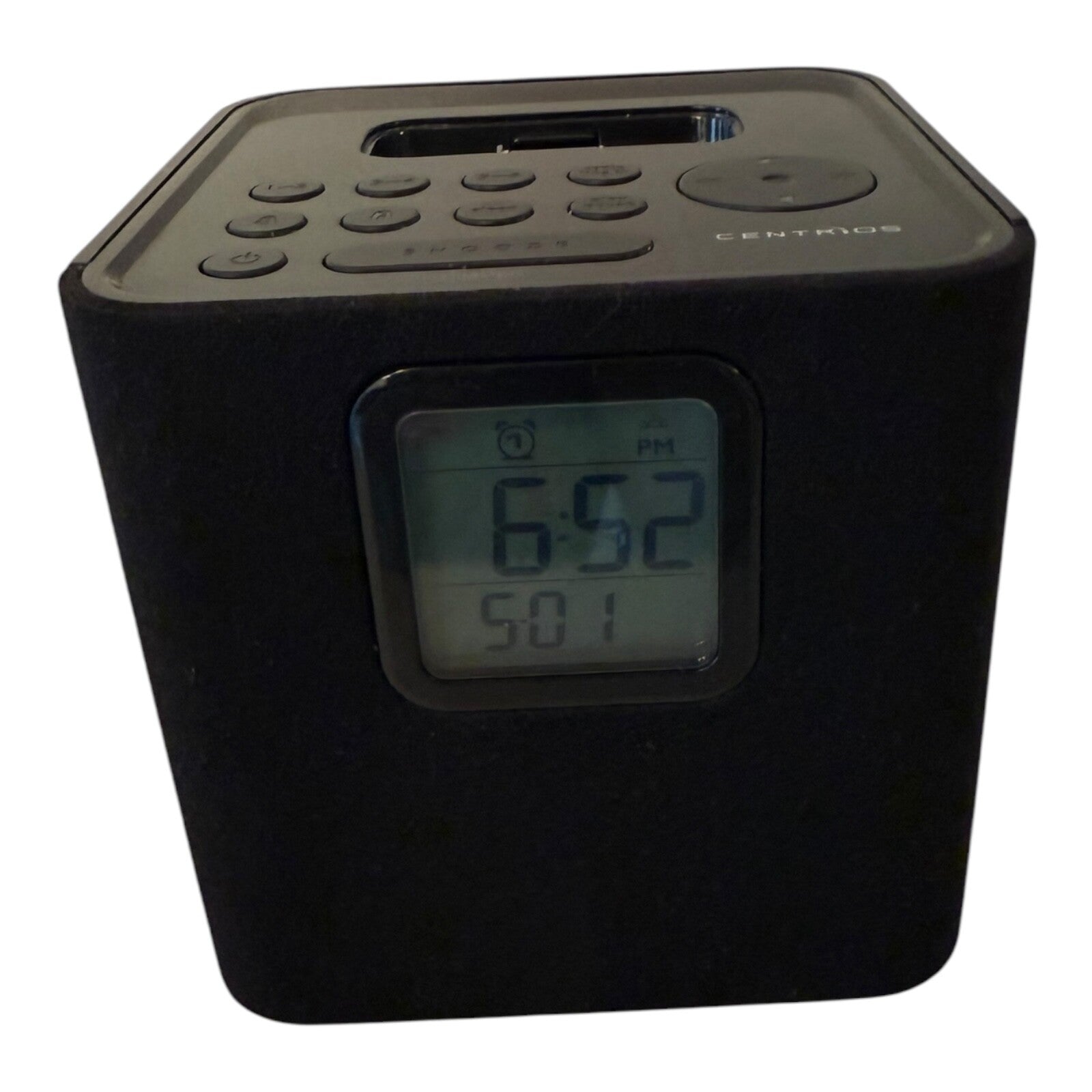 Centrios Model No 1219692 Portable Speaker Station with iPod/Phone Dock