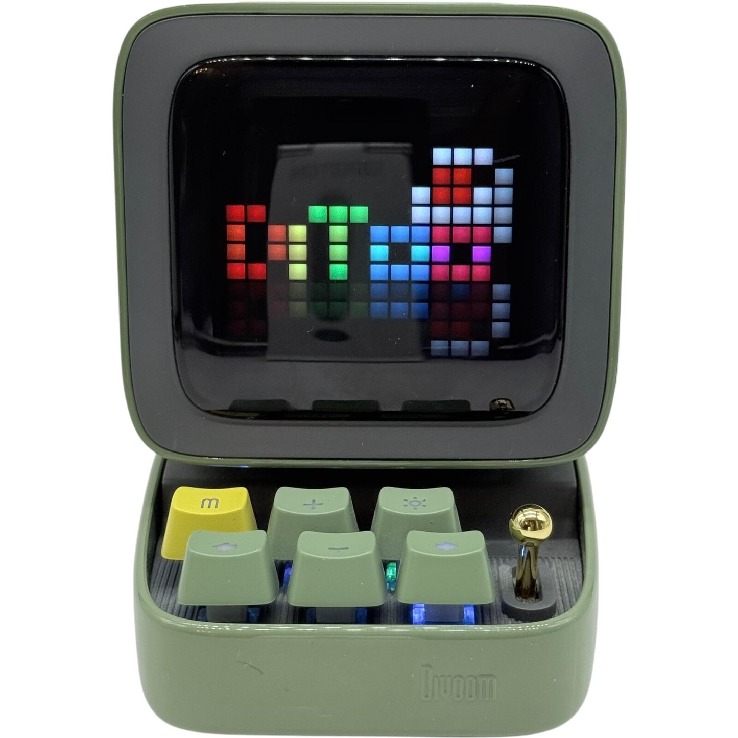 Divoom Ditoo Pixel Art Bluetooth Speaker Green – Portable Retro Design (Used)