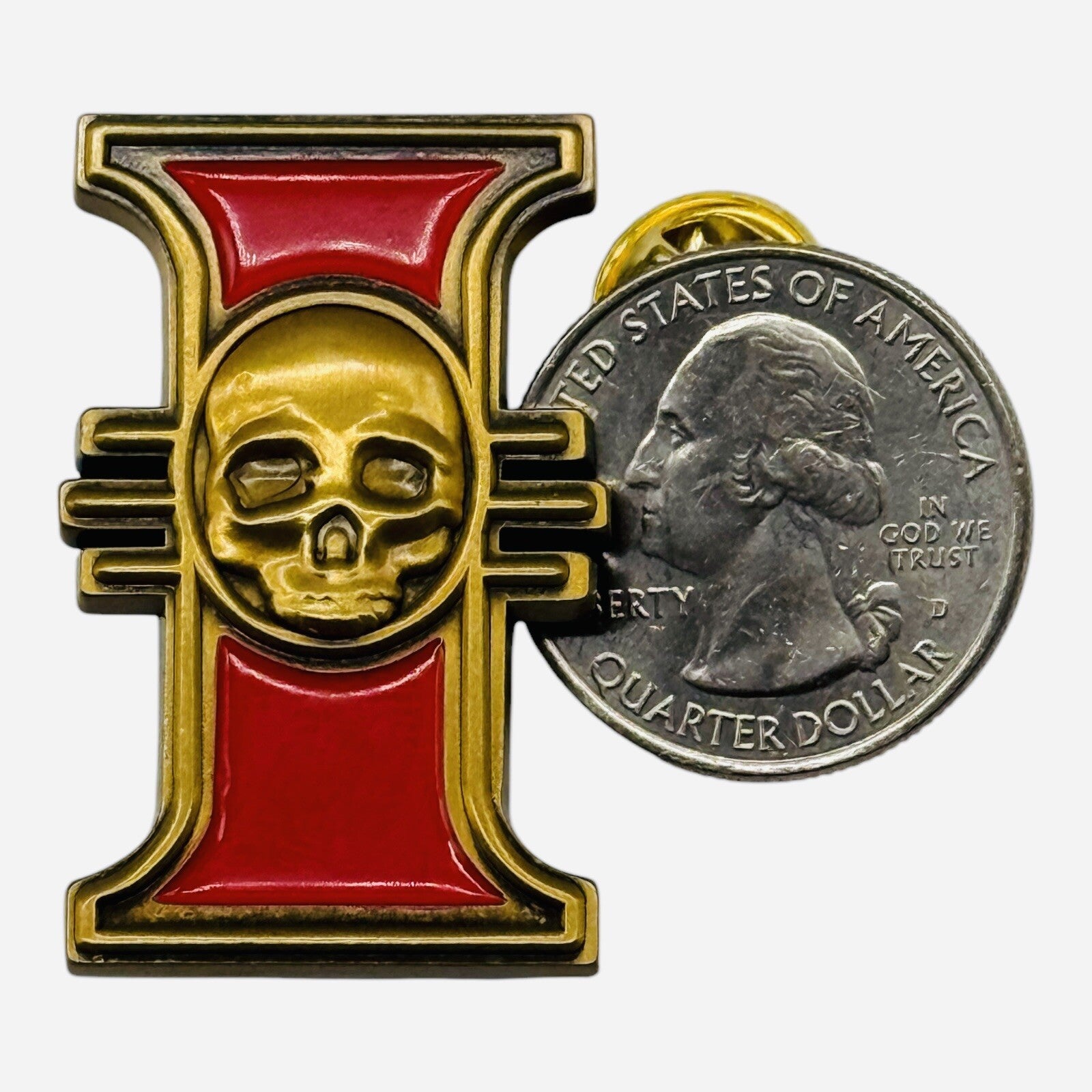 Warhammer 40,000 Inquisition 1.5" Metal Enamel Lanyard Pin