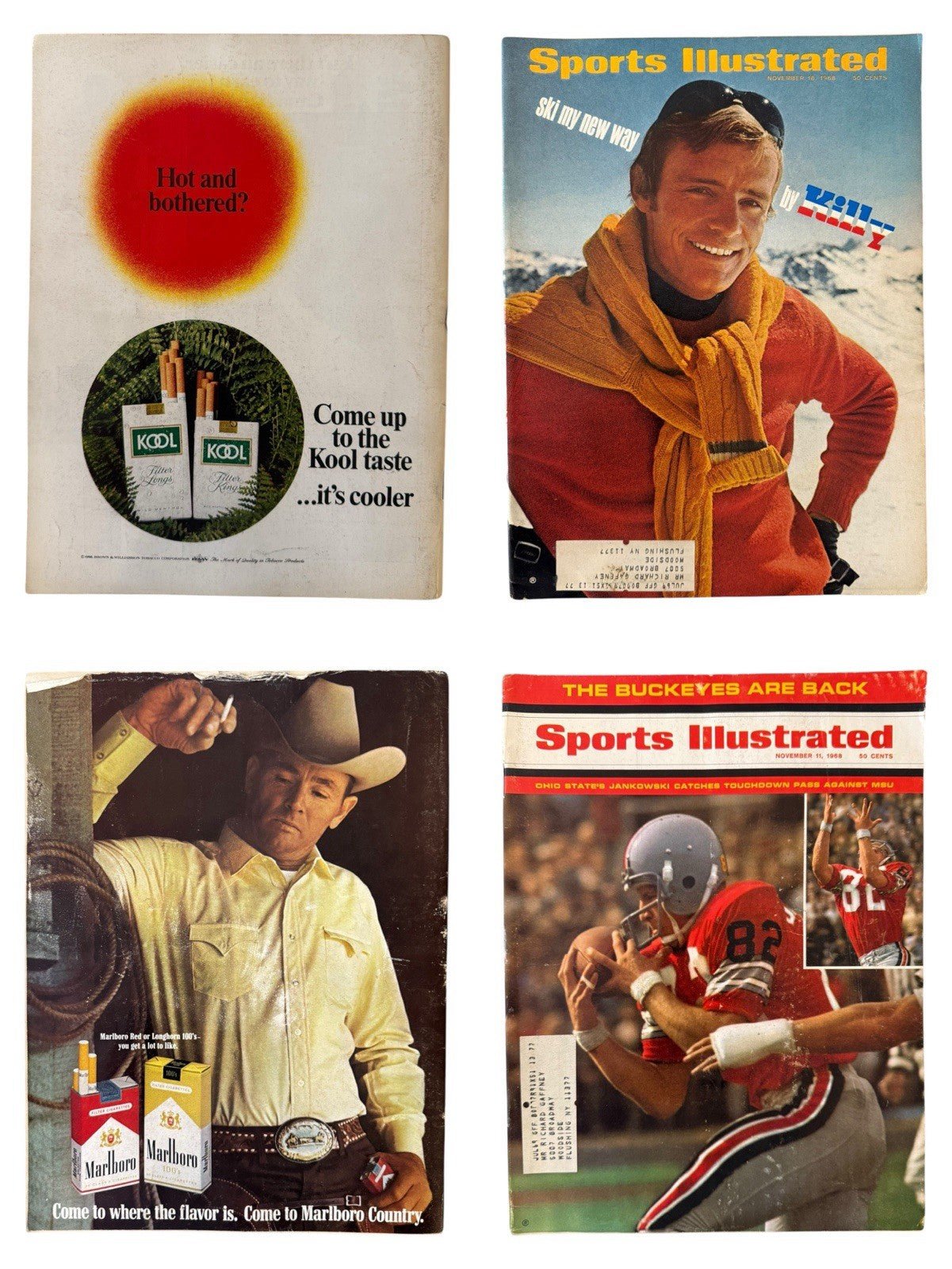 Vintage Sports Magazines Lot 1964–2004 Sports Illustrated College Kickoff 31pcs