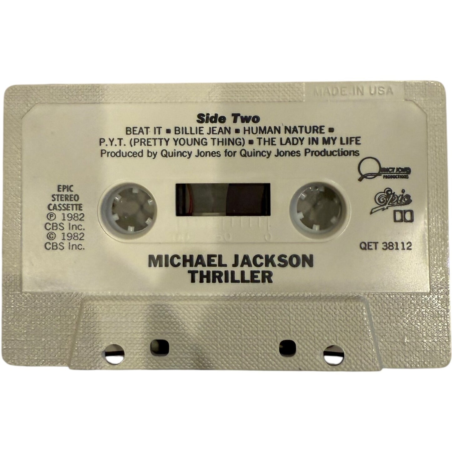 Michael Jackson Thriller Audio Cassette Tape 1982 - Used - Classic Pop Album