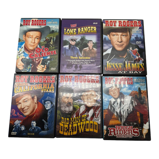 TV Westerns: Lot of 6 DVDs: Roy Rogers & Lone Ranger Best of the Best