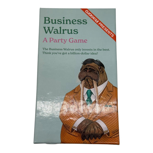 Business Walrus A Party Card Game By ClickHole Pitch Products