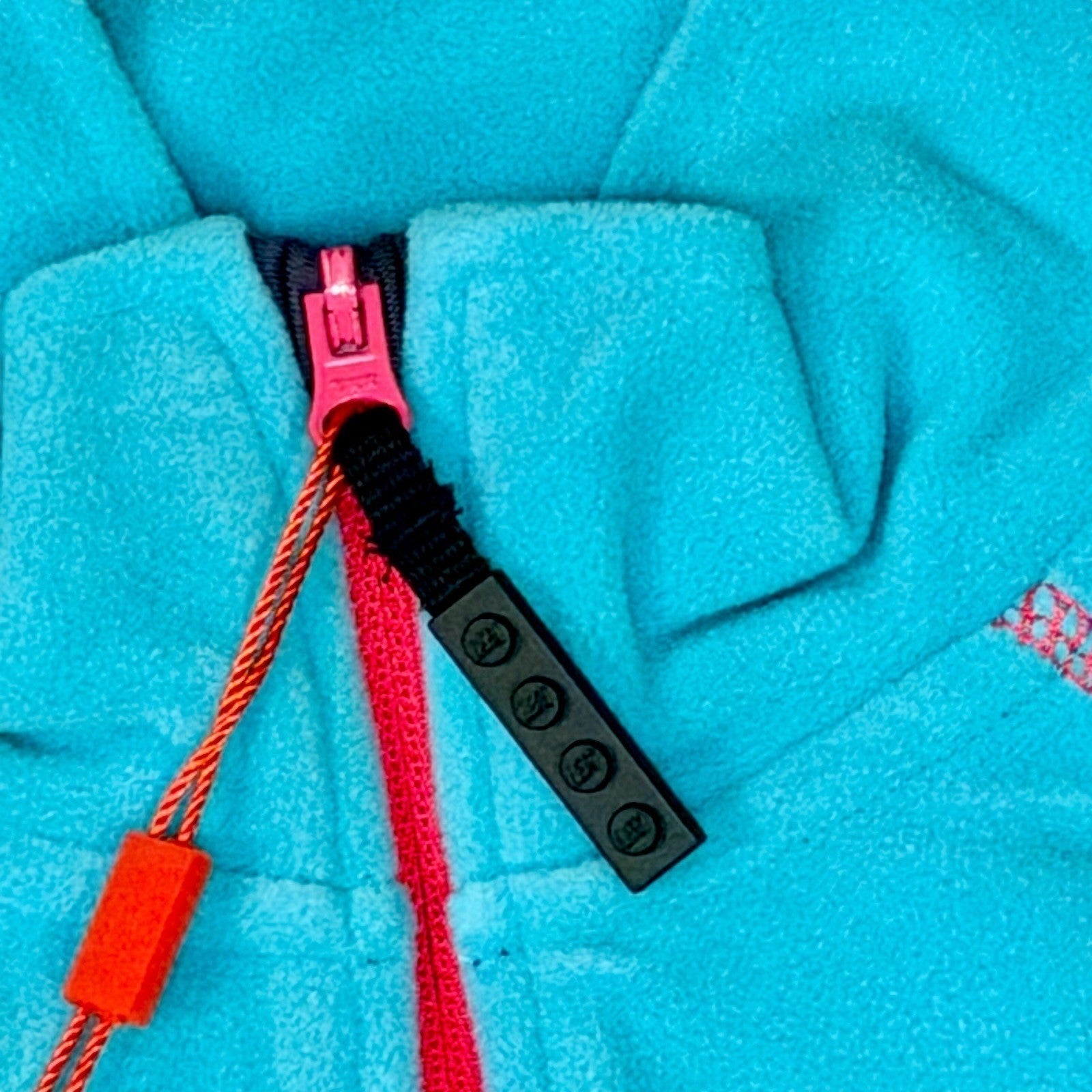 Lego Wear Kids Fleece Pullover Blue 1/4 Zip Sweater Size 10Y 140