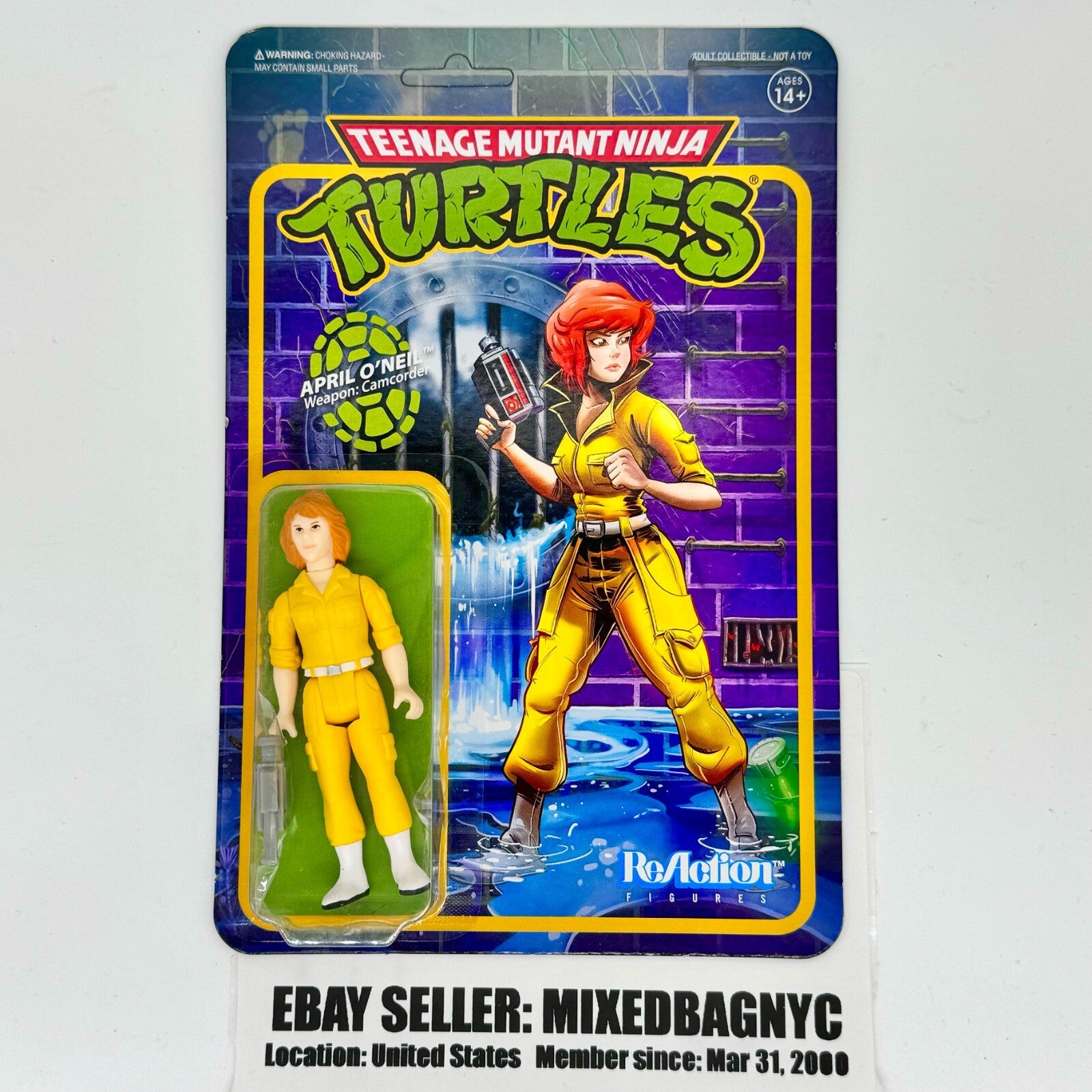 Teenage Mutant Ninja Turtles Bundle 3pcs RaSuper 7 ReAction Figures