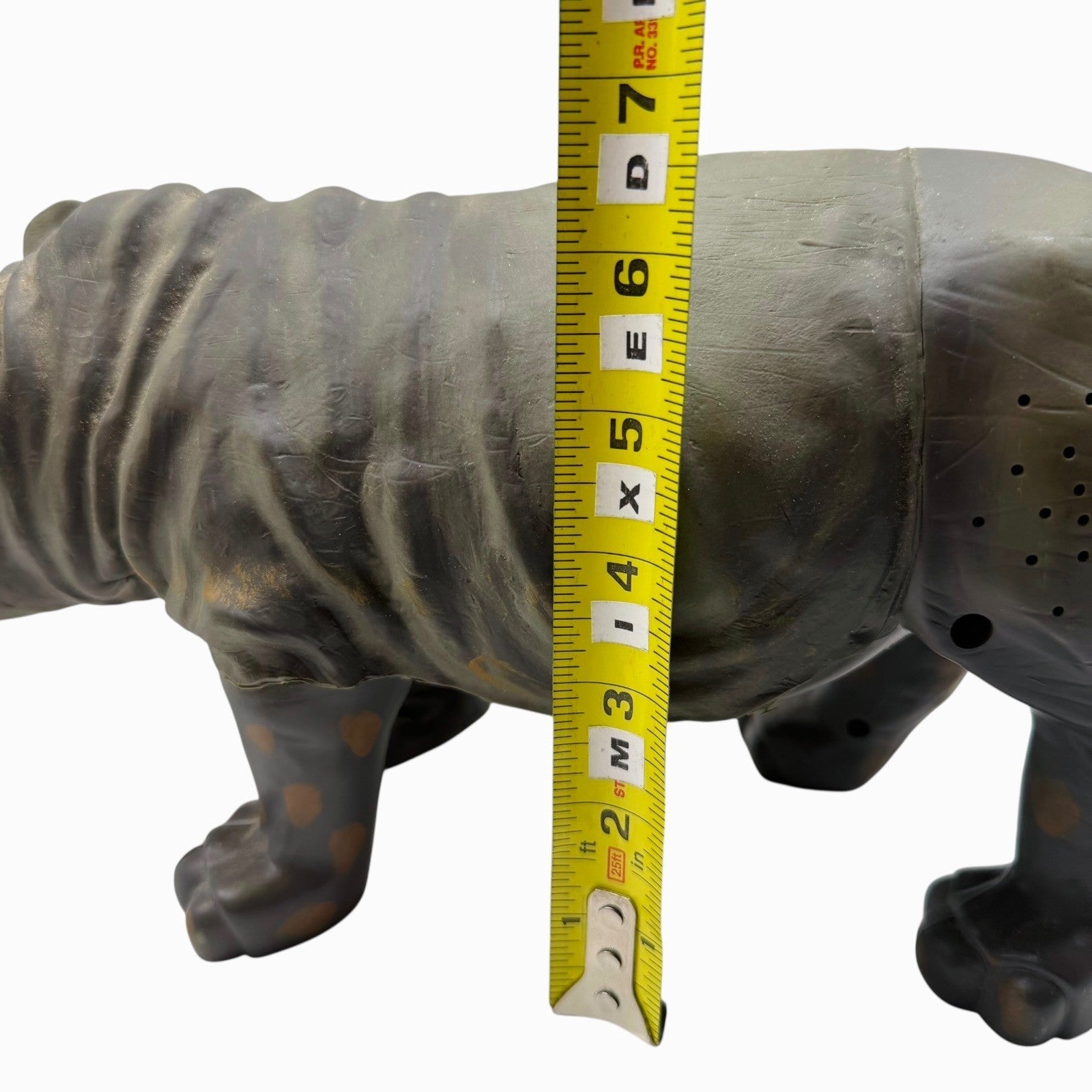 Vintage 1999 Wow Wee Rhinoceros Electronic Toy Rare Realistic Safari Rhino Gray