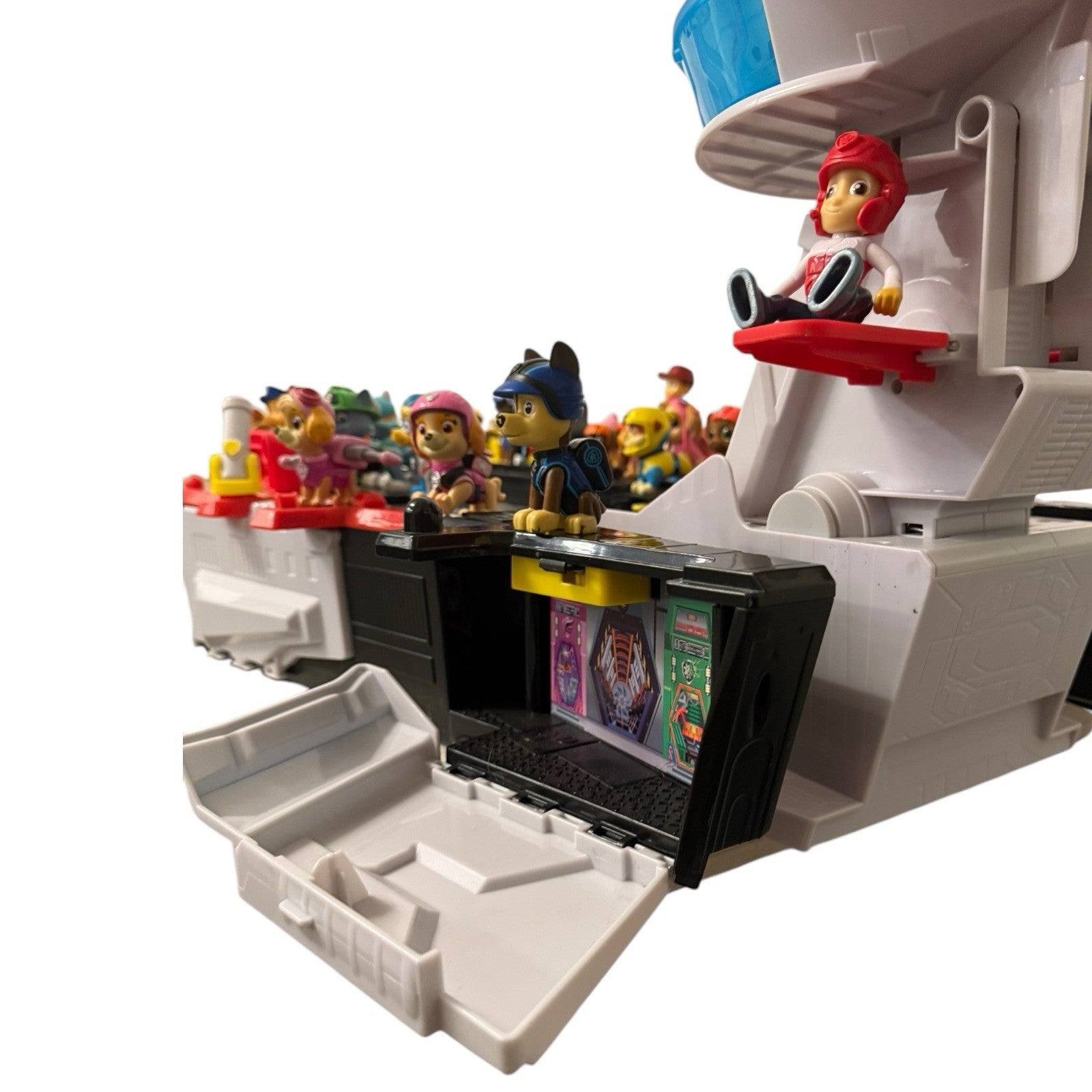 PAW Patrol Aircraft Carrier HQ w/ Lights, Sounds & Over 35 Figures