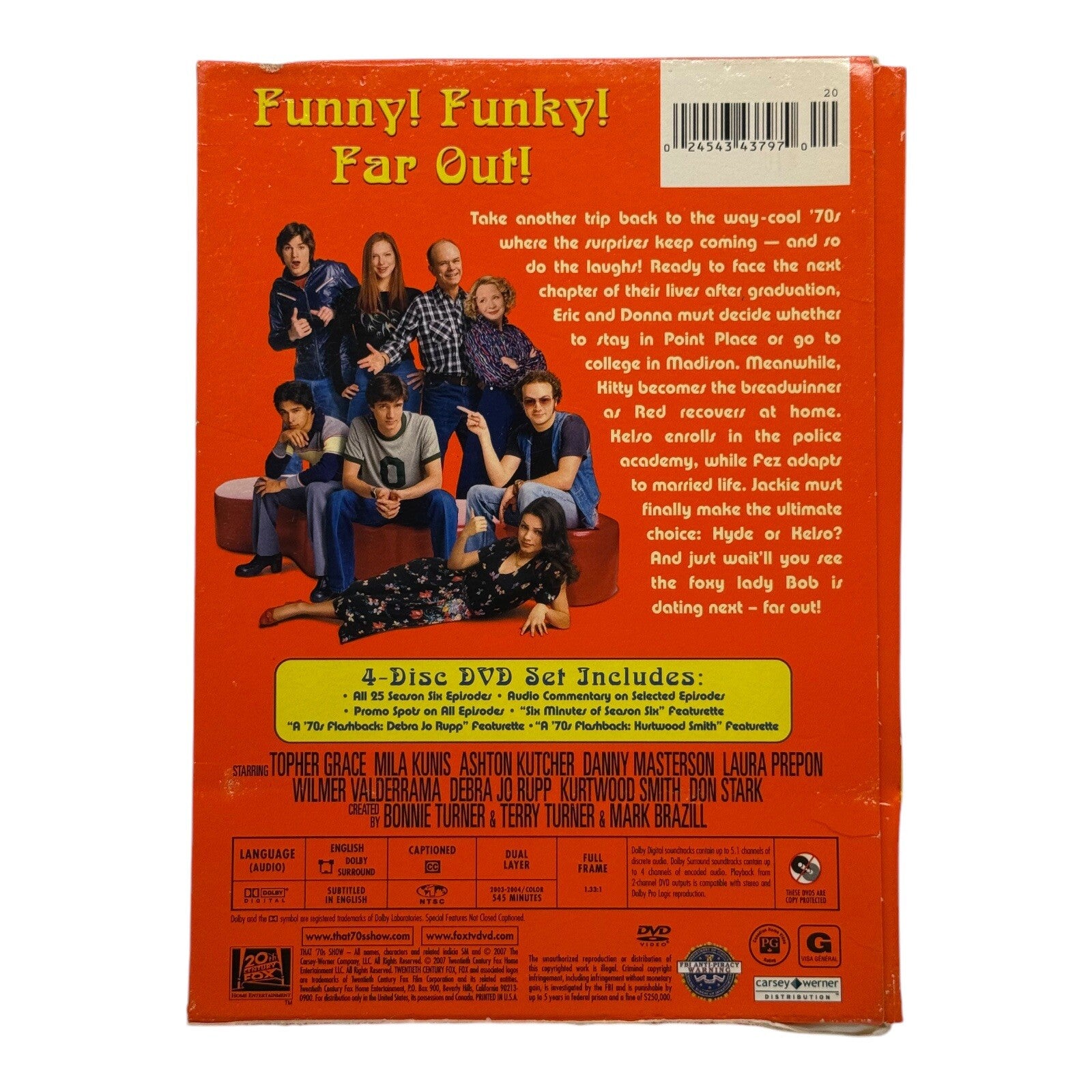 That 70s Show - Season 6 (DVD, 2007, 4-Disc Set)