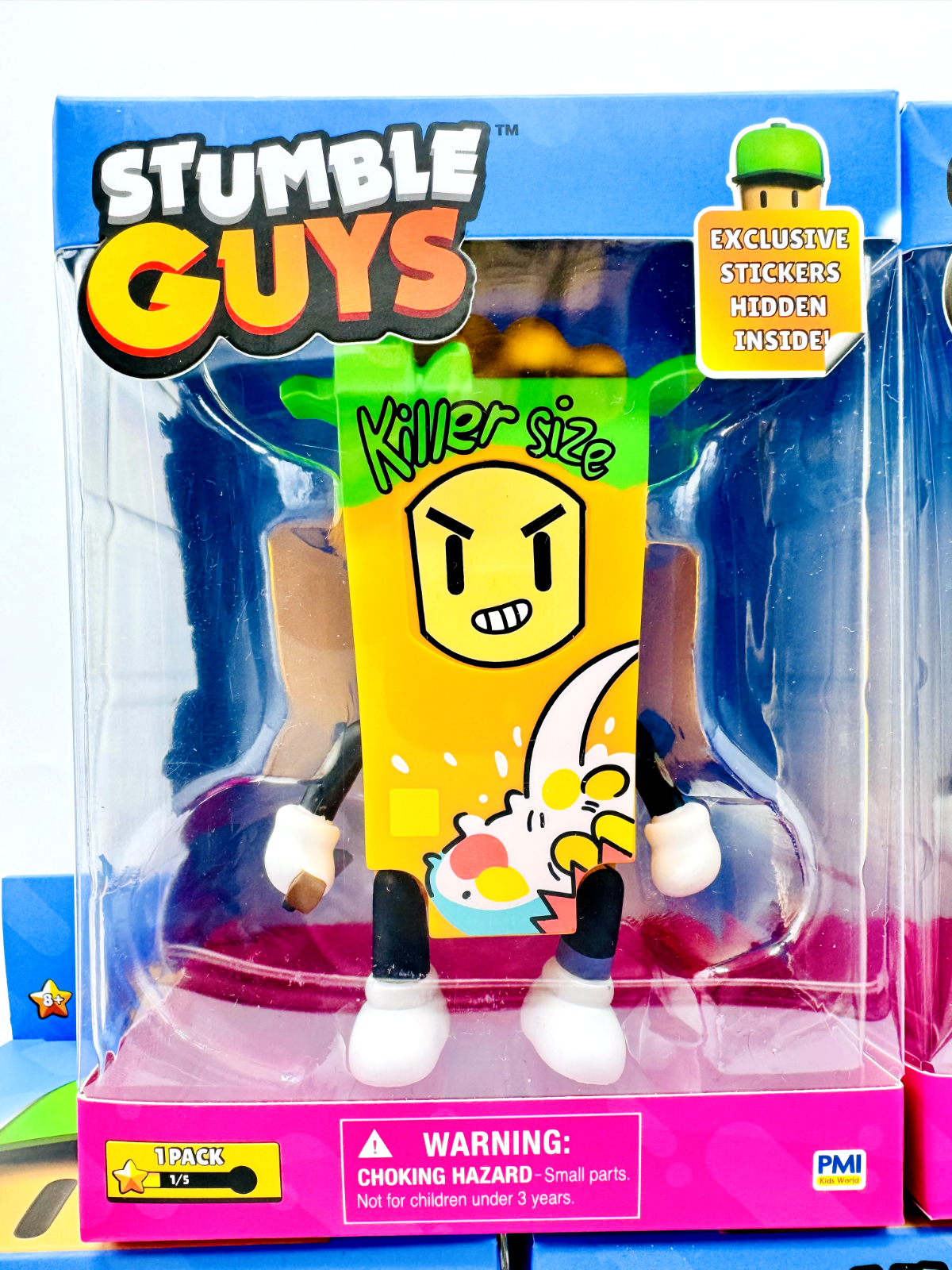Stumble Guys Action Figure 5 Pack Set Mr Stumble Banana Guy Cereal Killer PMI