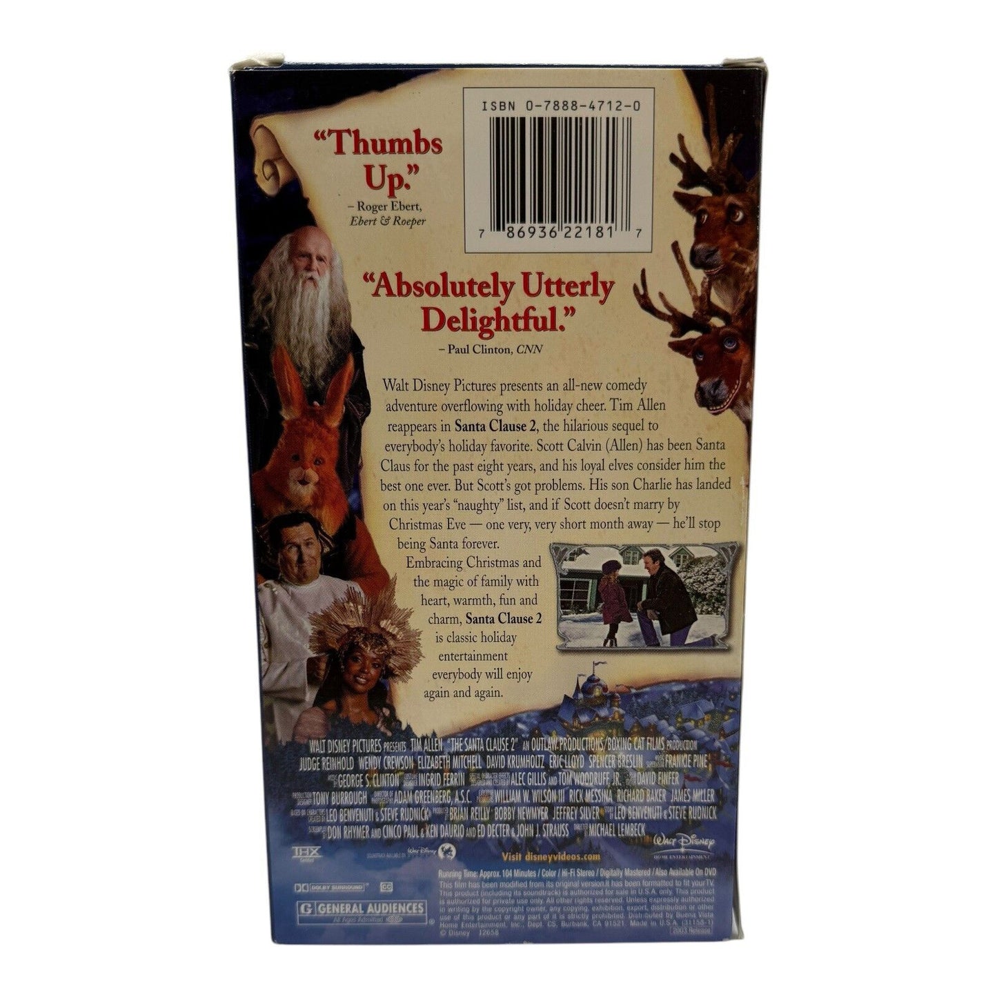 The Santa Clause 2 (VHS, 2003) Used