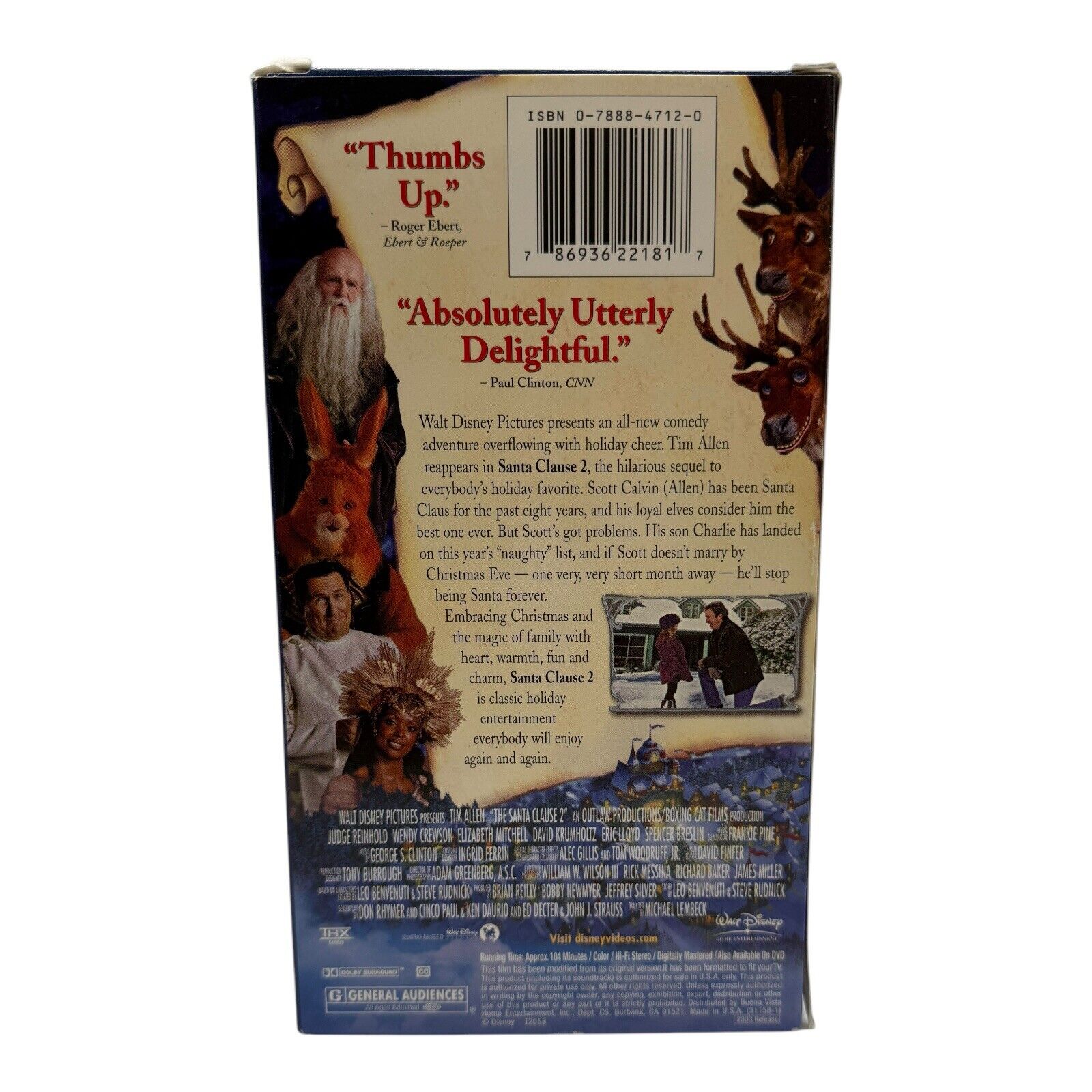 The Santa Clause 2 (VHS, 2003) Used