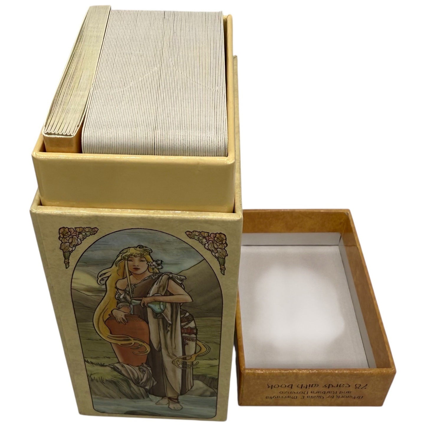 Tarot Mucha Deck with Book Giolia F Massaglia Barbara Nosenzo 78 Cards
